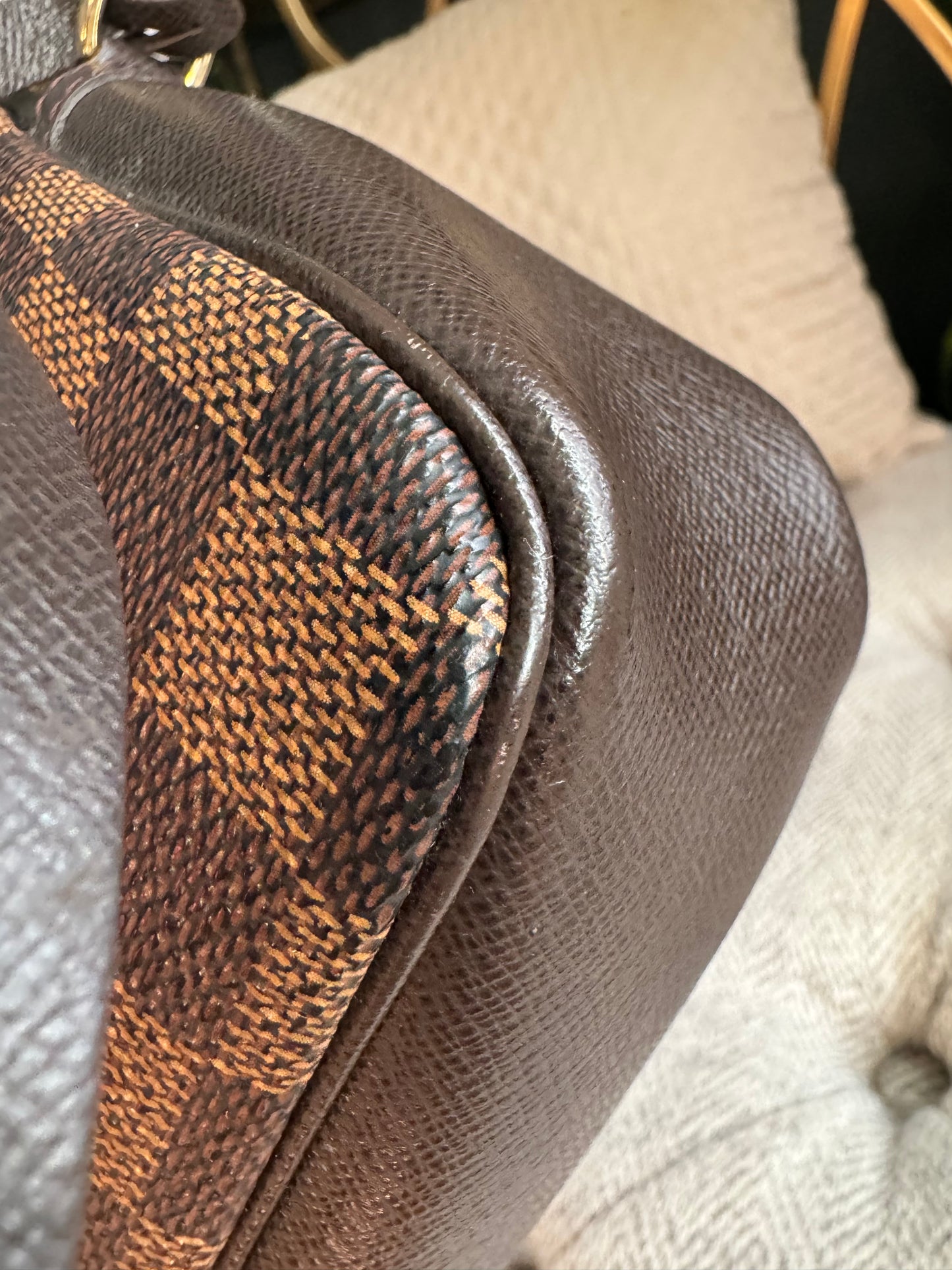 Louis Vuitton Trousse Pochette in Damier Ebene