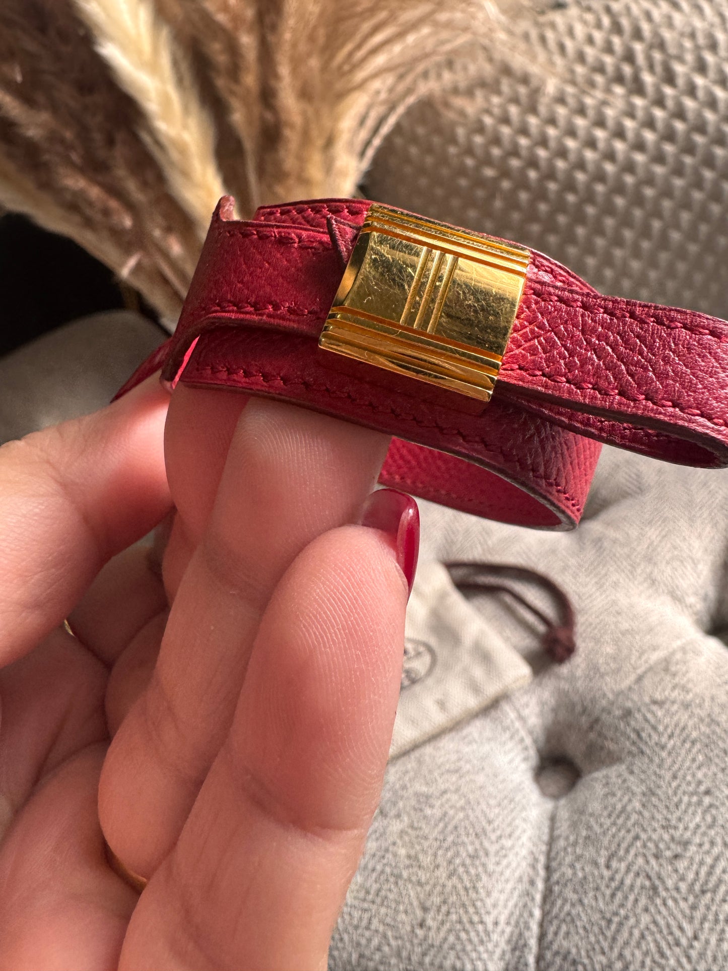 Hermès
Vintage Leather Artemis Wrap Bracelet
Est. Retail C$782