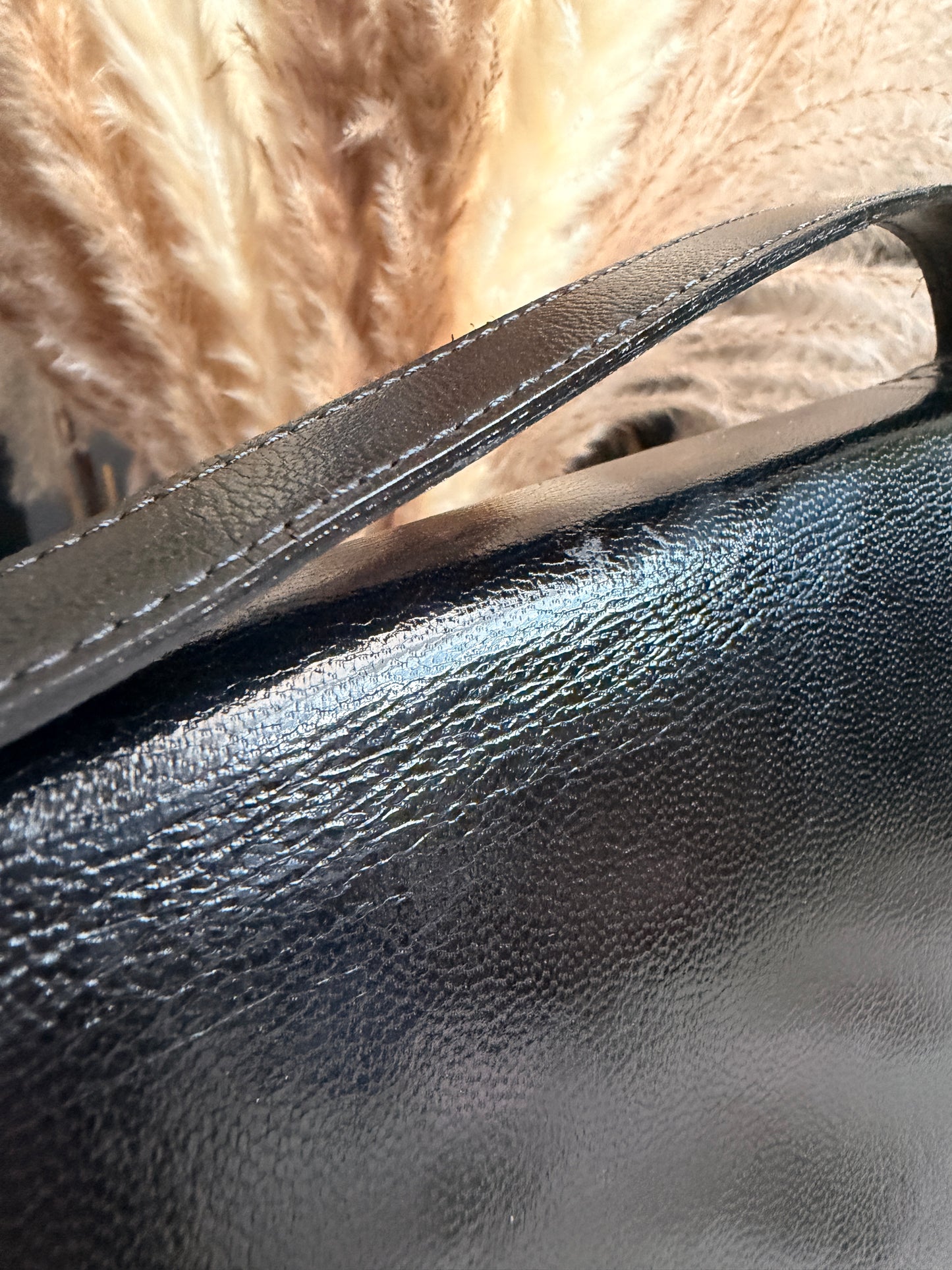 YSL Vintage Leather Shoulder Bag/Clutch
