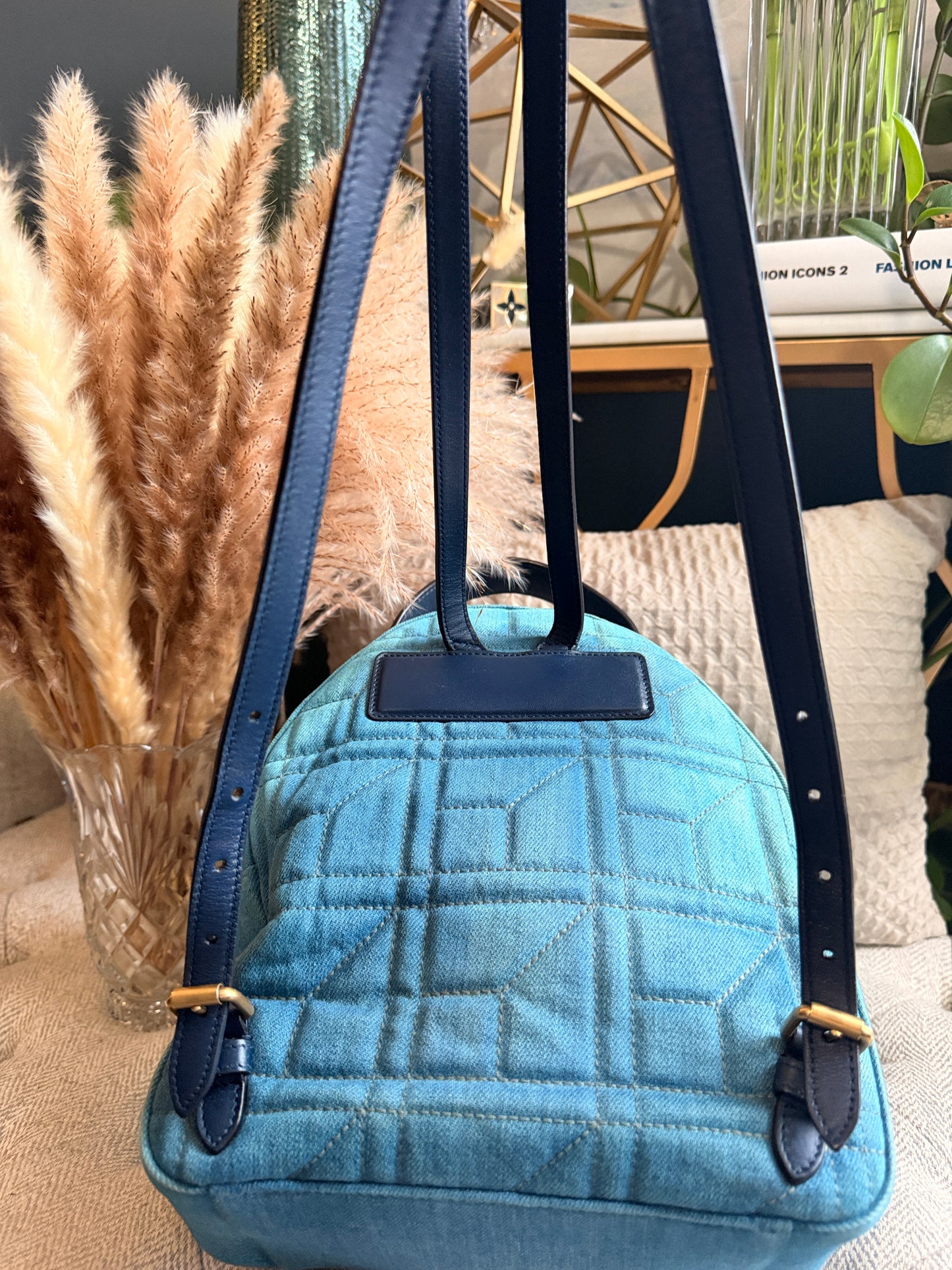 GUCCI Marmont Denim Backpack