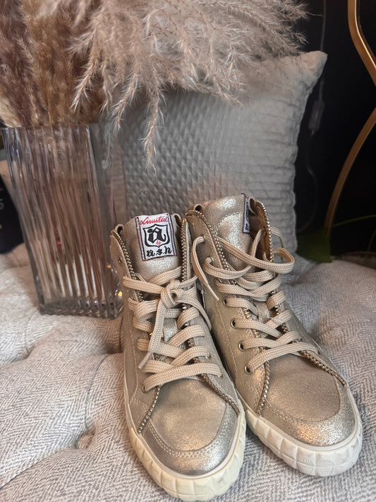 Ash Golden High Tops