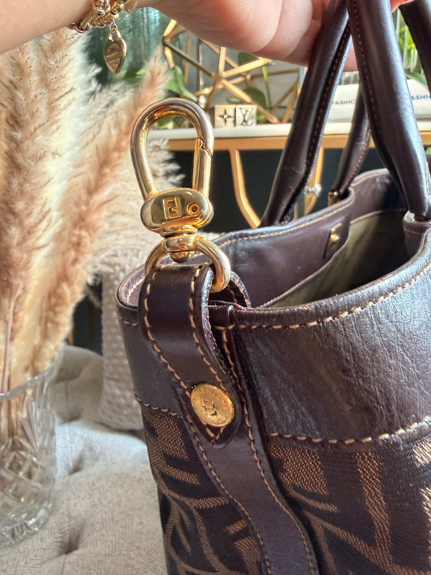 Fendi Vintage Zucca Tote