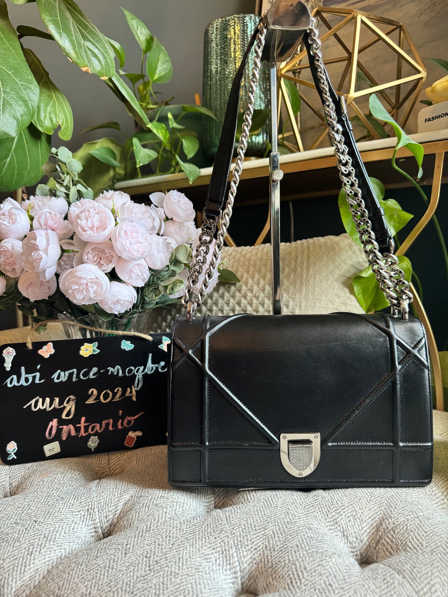 Dior Medium Diorama in Black