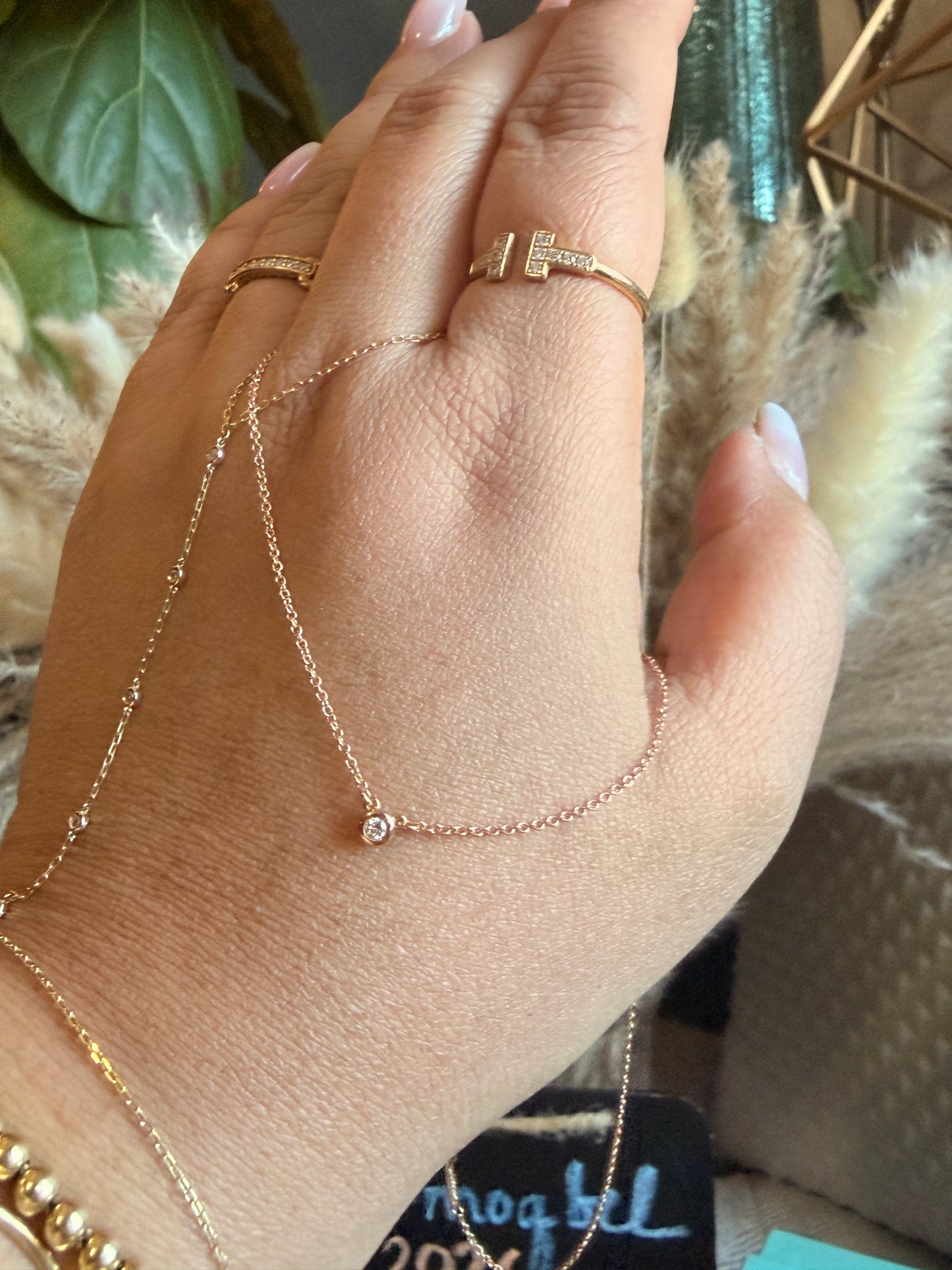 Tiffany & Co. Diamond by the Yard Necklace in 18k Rose Gold