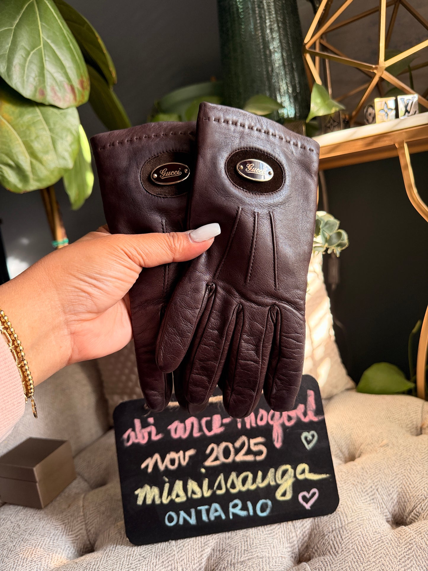 Gucci Leather Gloves