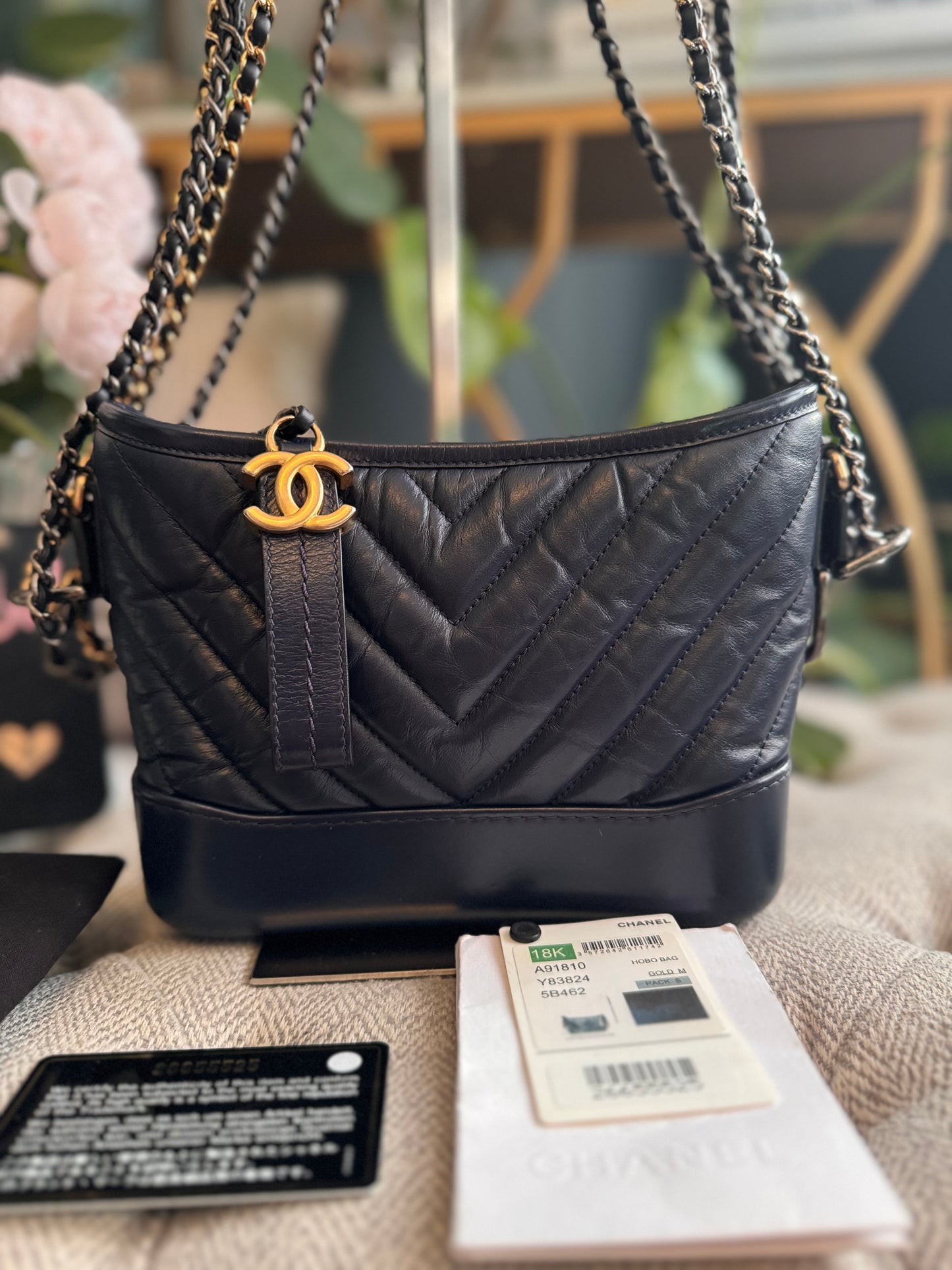 Chanel Small Gabrielle in Aged Calfskin