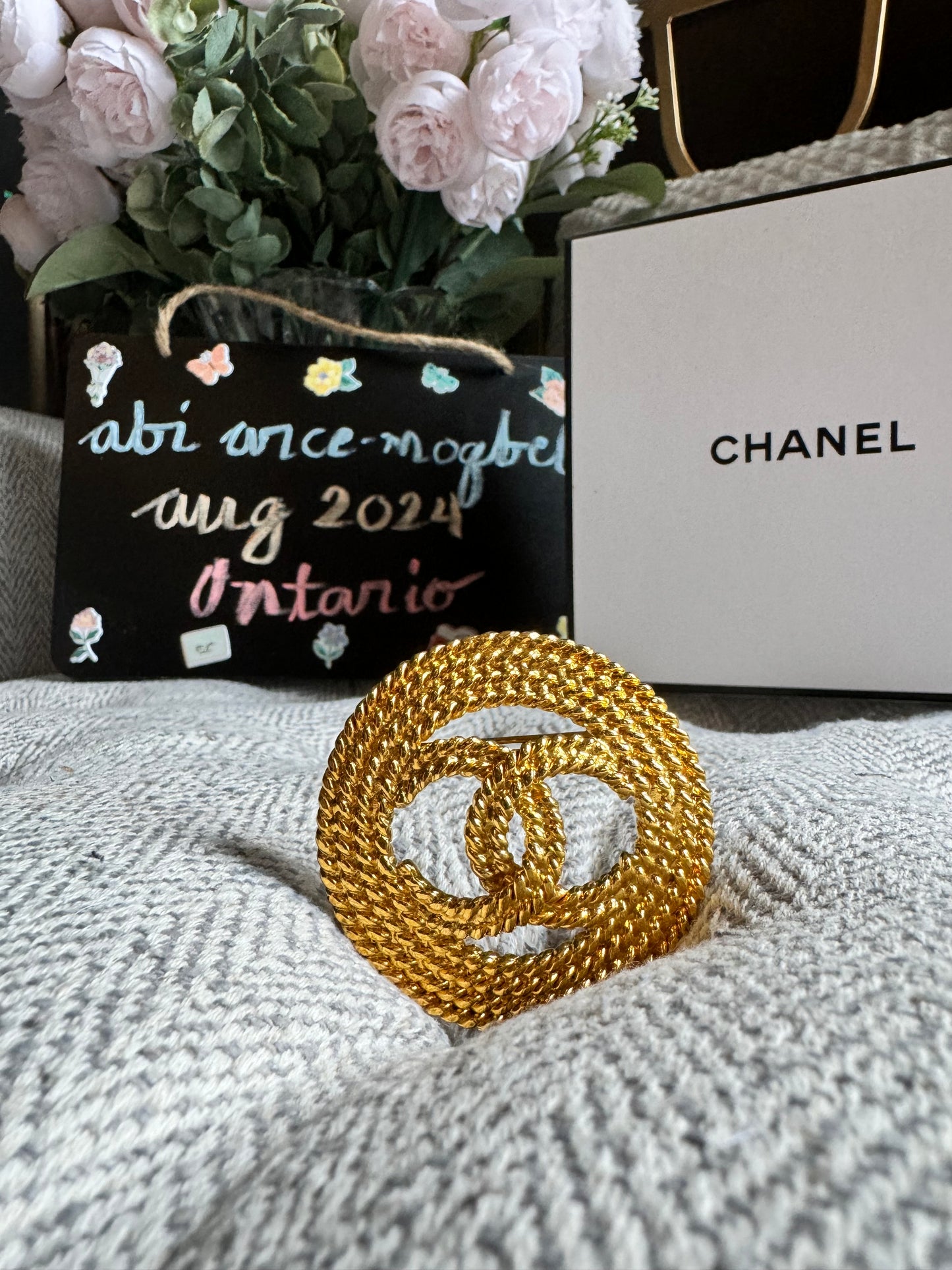 Chanel Vintage Braided Brooch