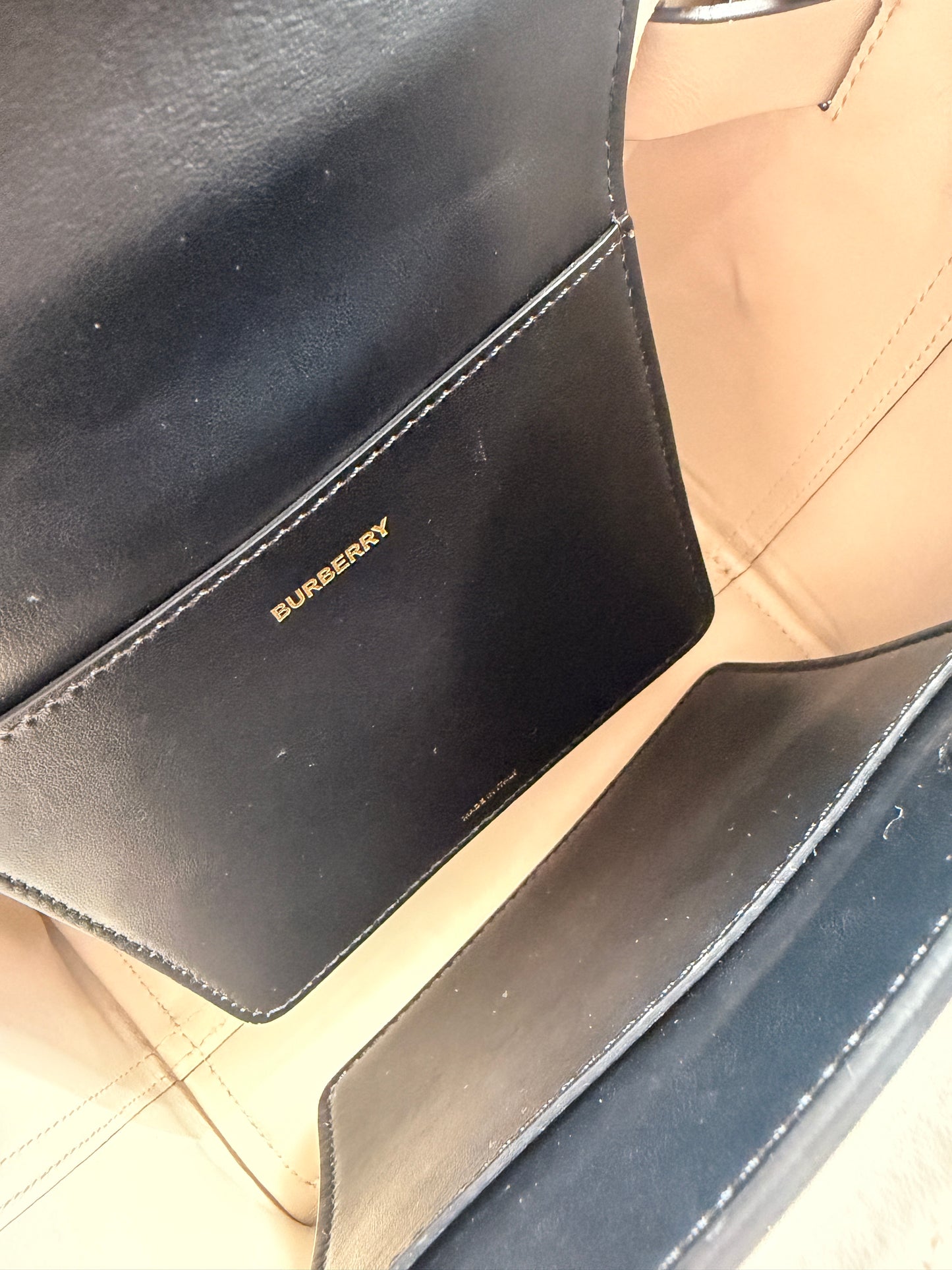 BURBERRY Mini Vintage Check Triple Stud Belt Bag