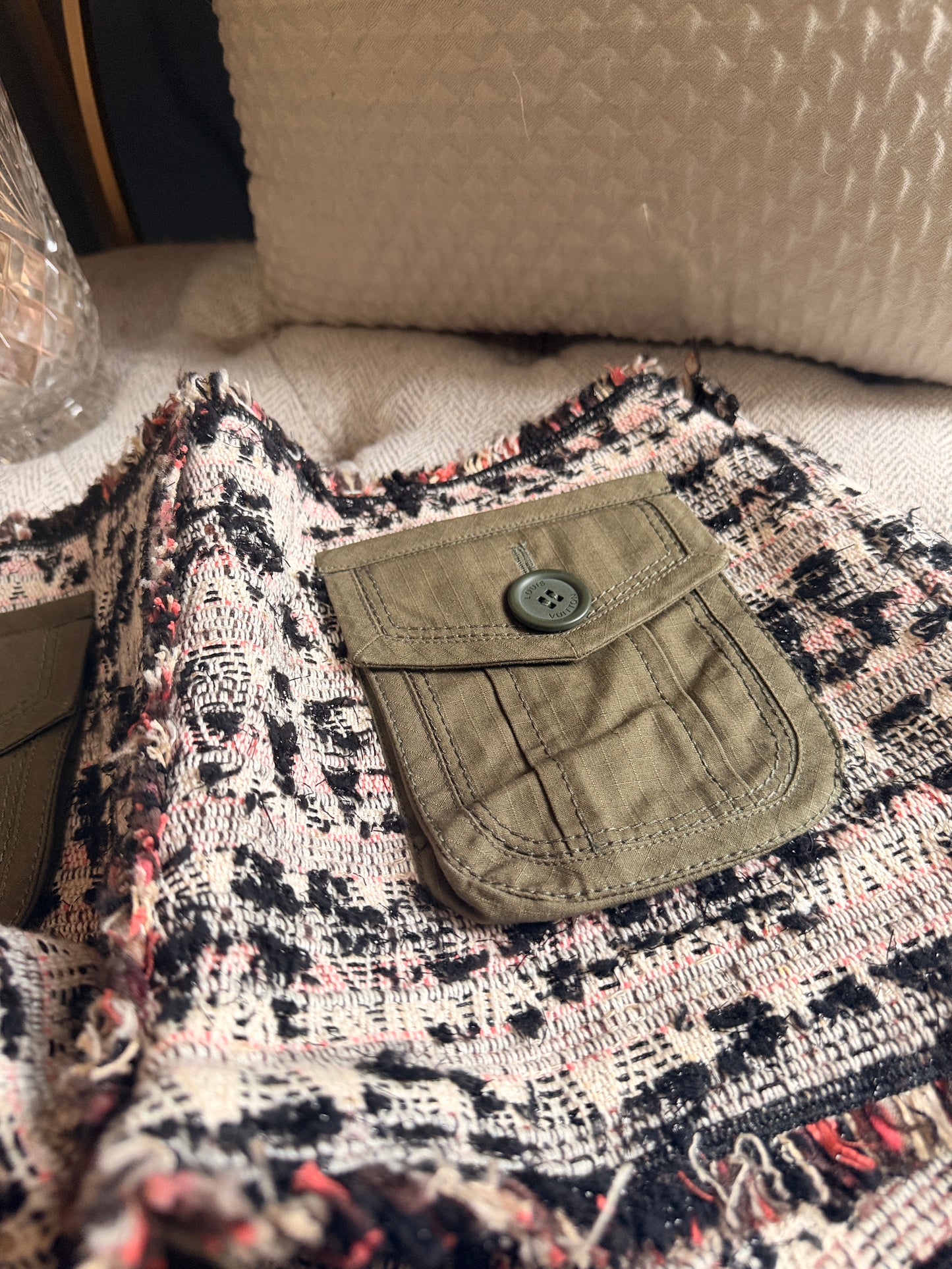Louis Vuitton Tweed Shorts-size EU36