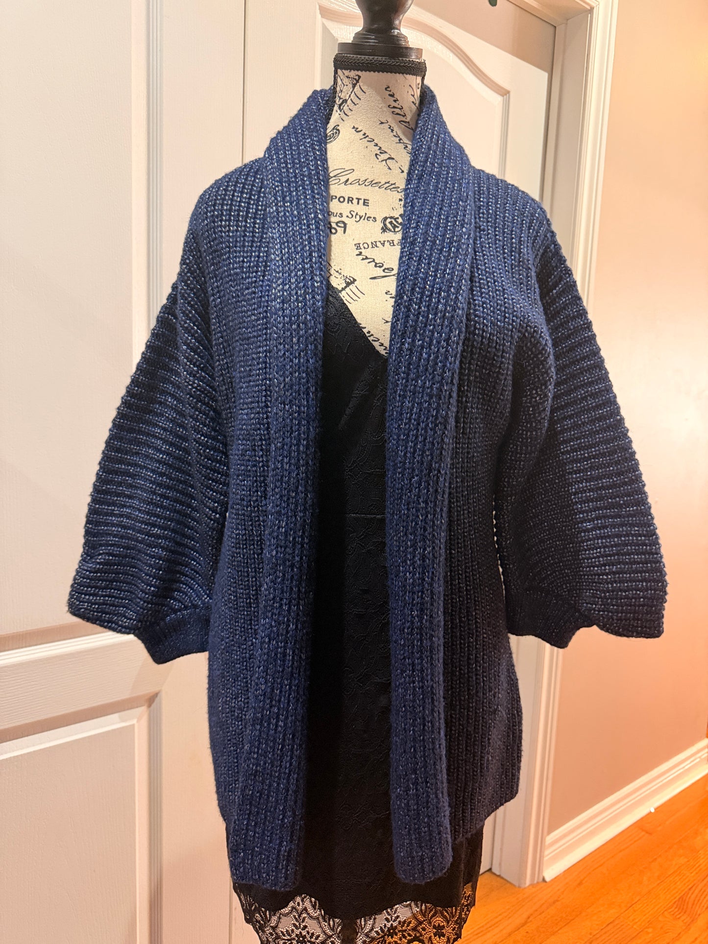 Escada Navy Blue Cardigan-Medium