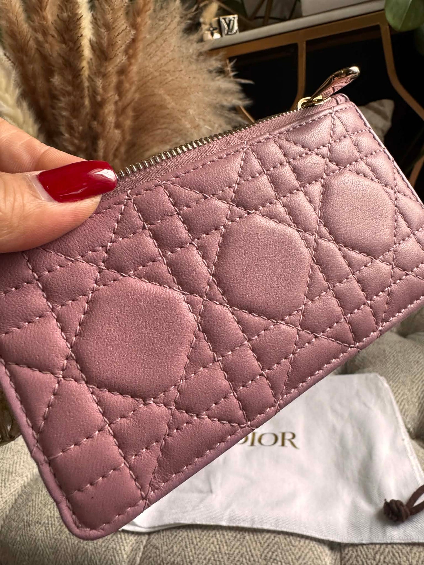 Dior Zippy Cardholder