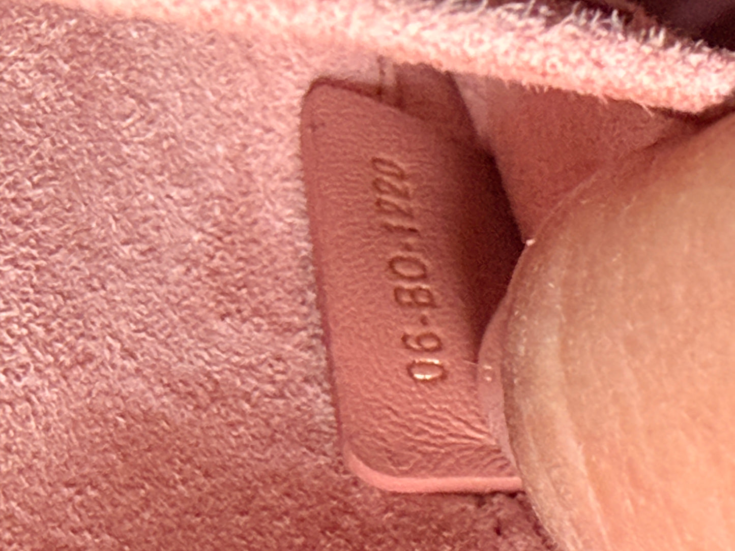 Christian Dior Lambskin Cannage Small Vanity Case