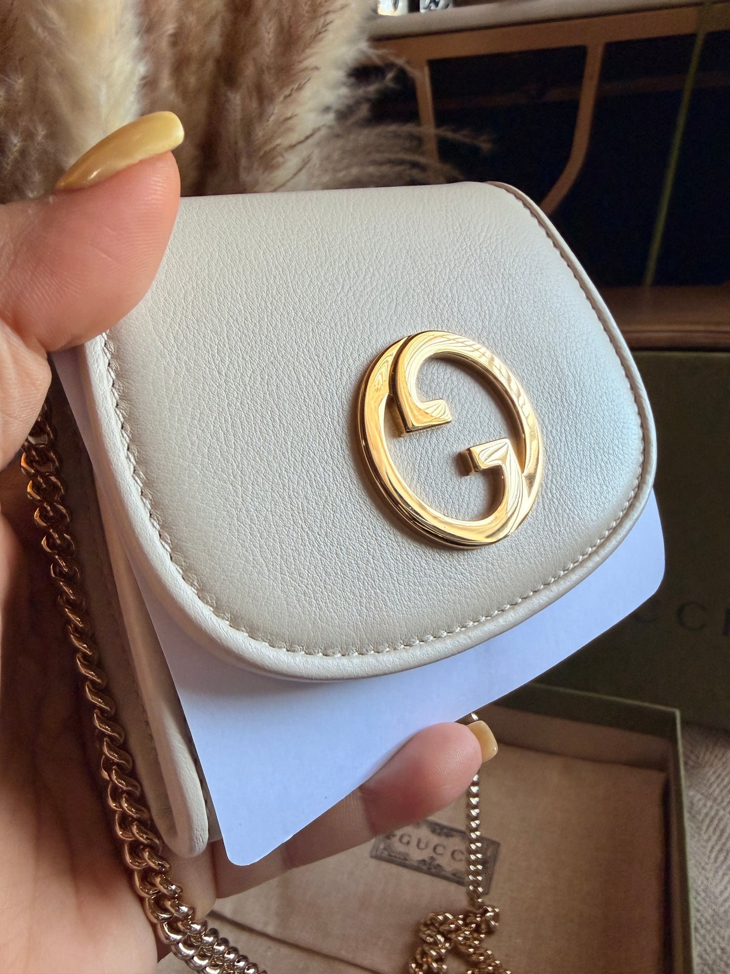Gucci Blondie Wallet on Chain- Brand NEW in Box