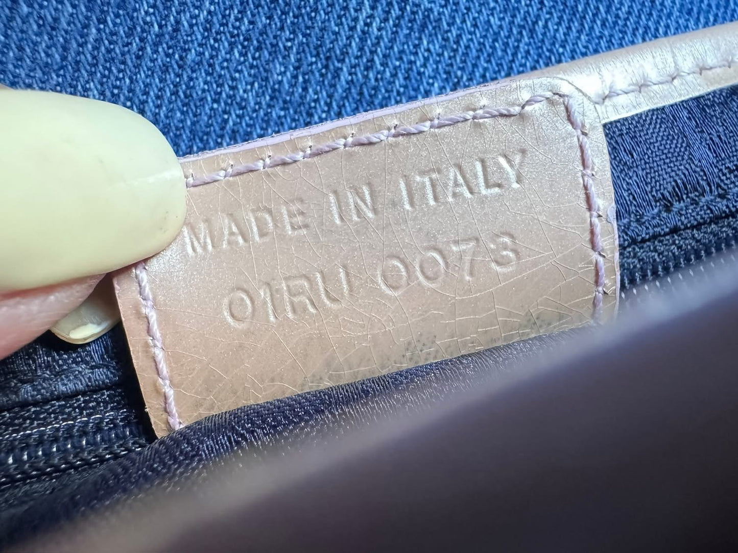DIOR Vintage Denim Saddle in Medium