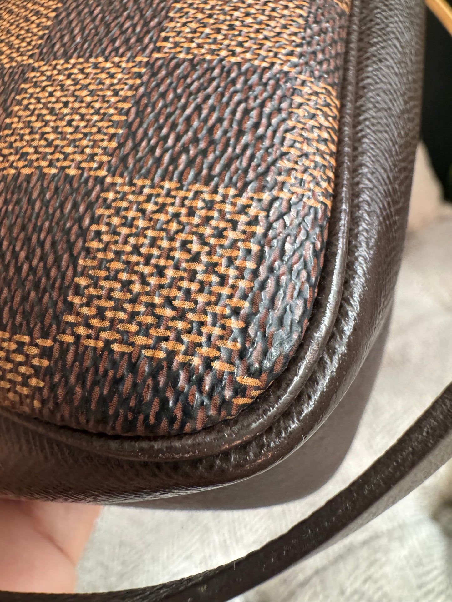 Louis Vuitton Trousse Pochette in Damier Ebene