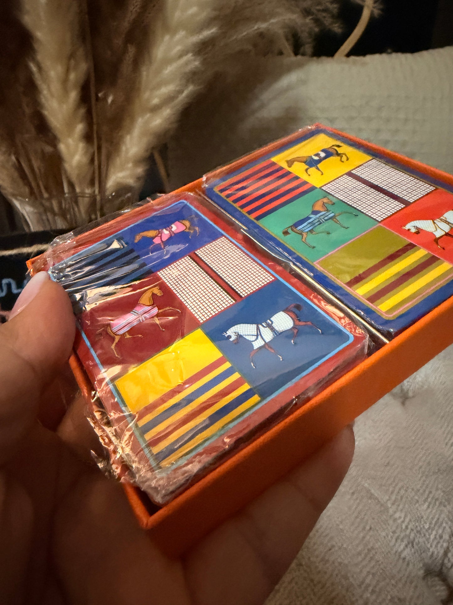Hermès COUVERTURES NOUVELLES BRIDGE PLAYING CARDS