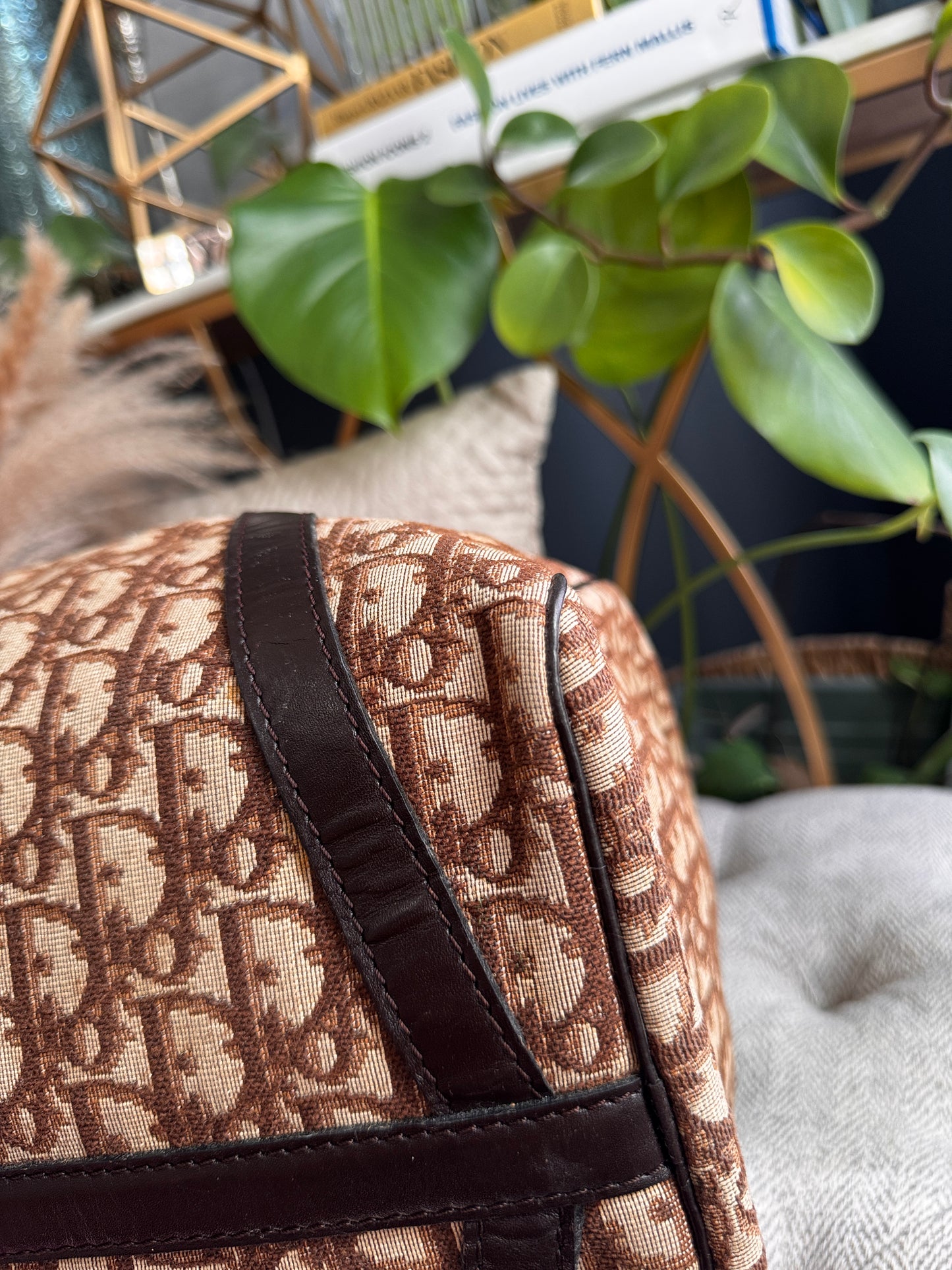 Dior Vintage Trotter Boston Bag