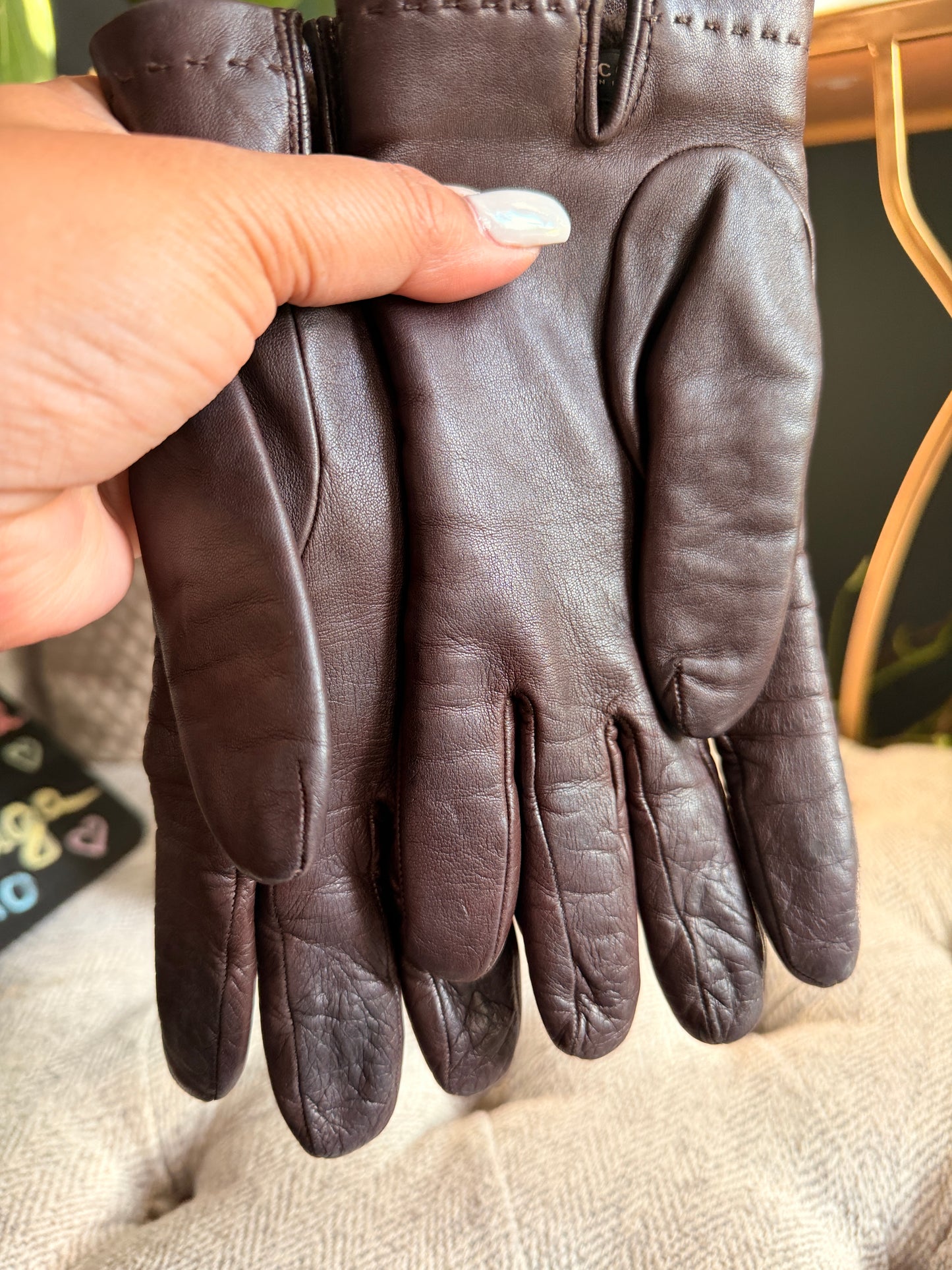 Gucci Leather Gloves