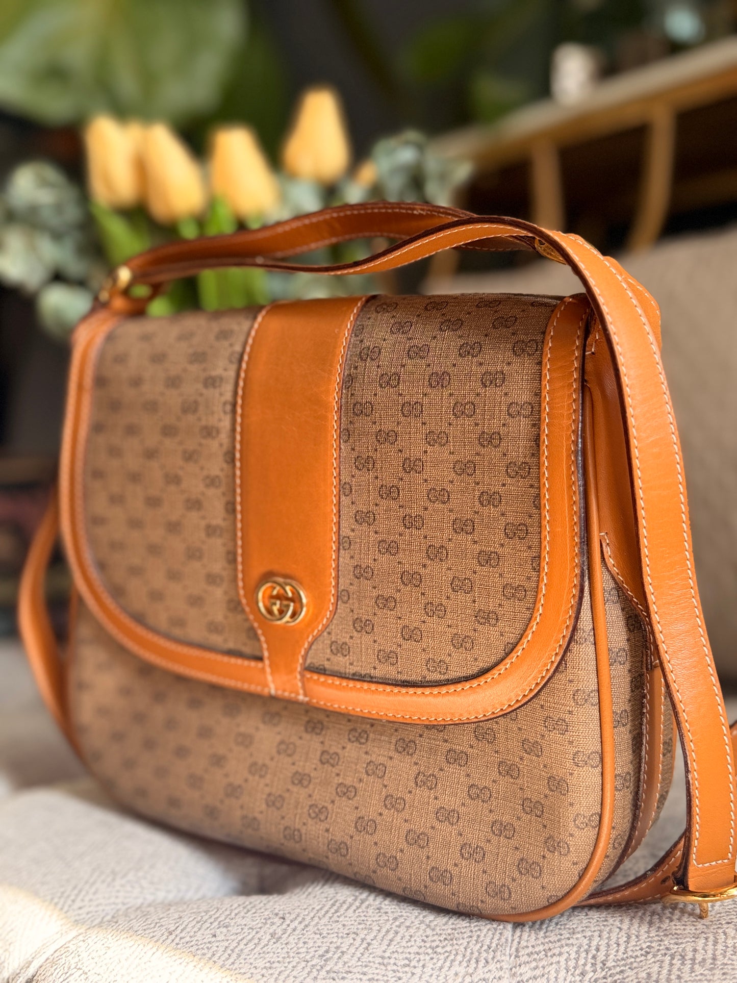 Gucci Vintage Micro GG Crossbody