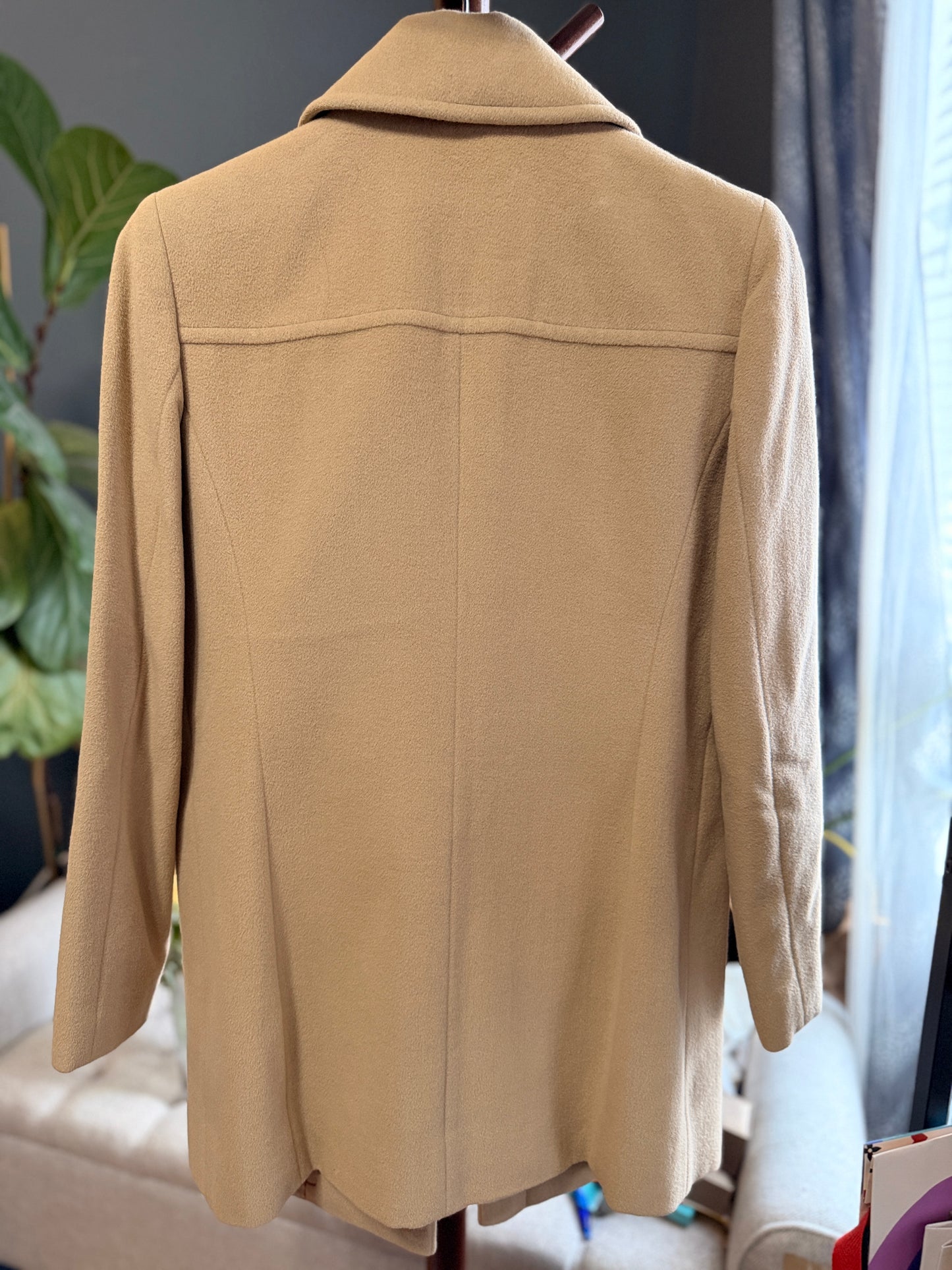 Burberry Classic Angora Blend Coat sz 40