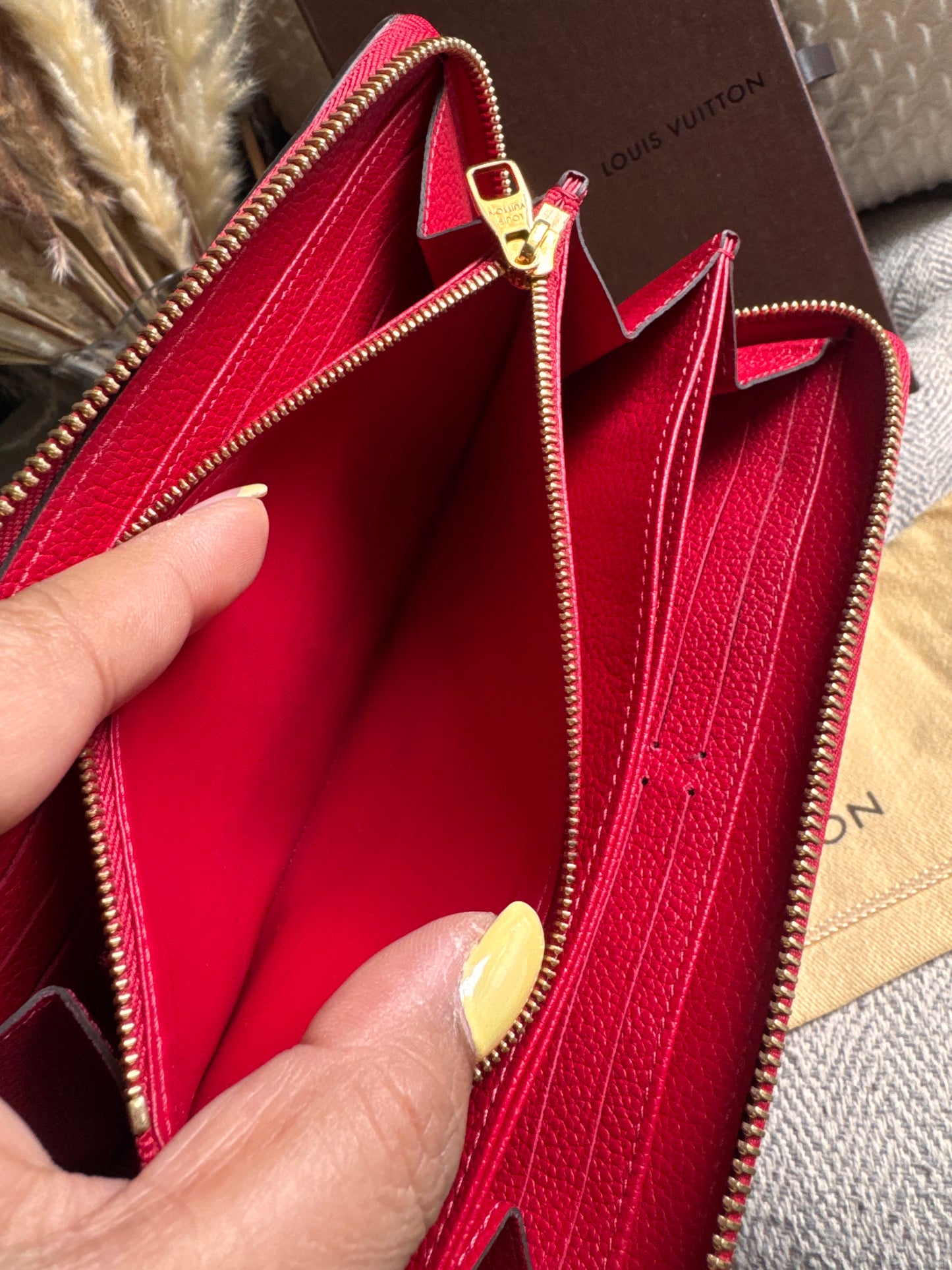 Louis Vuitton Empreinte Zippy Wallet