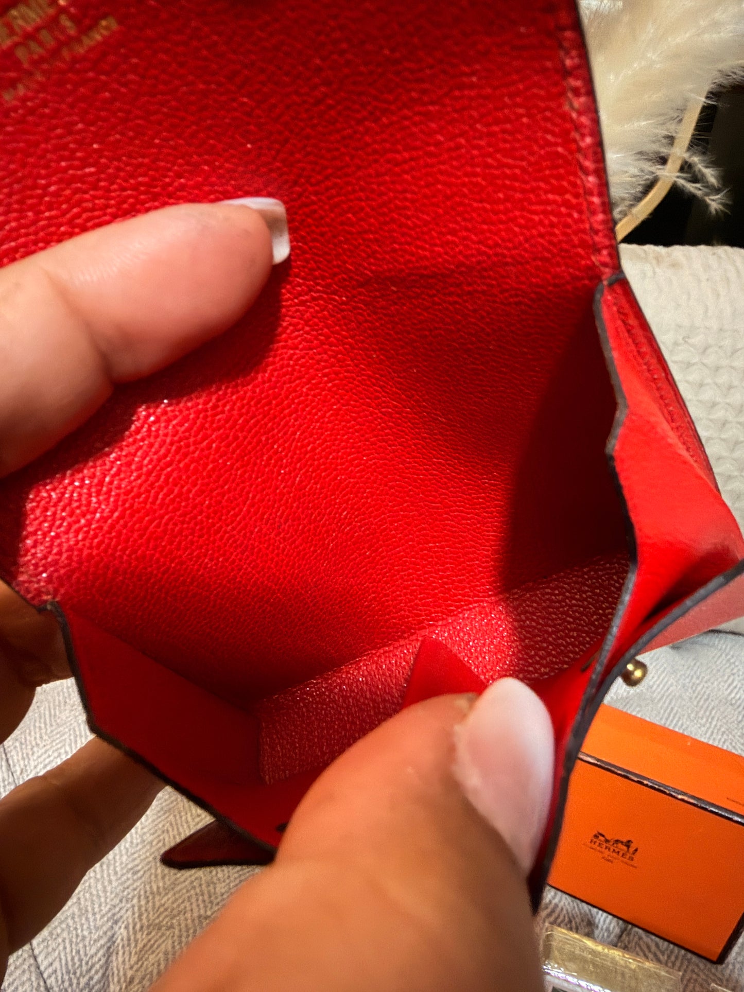 Hermès Vintage Mini Playing cards with Leather Case