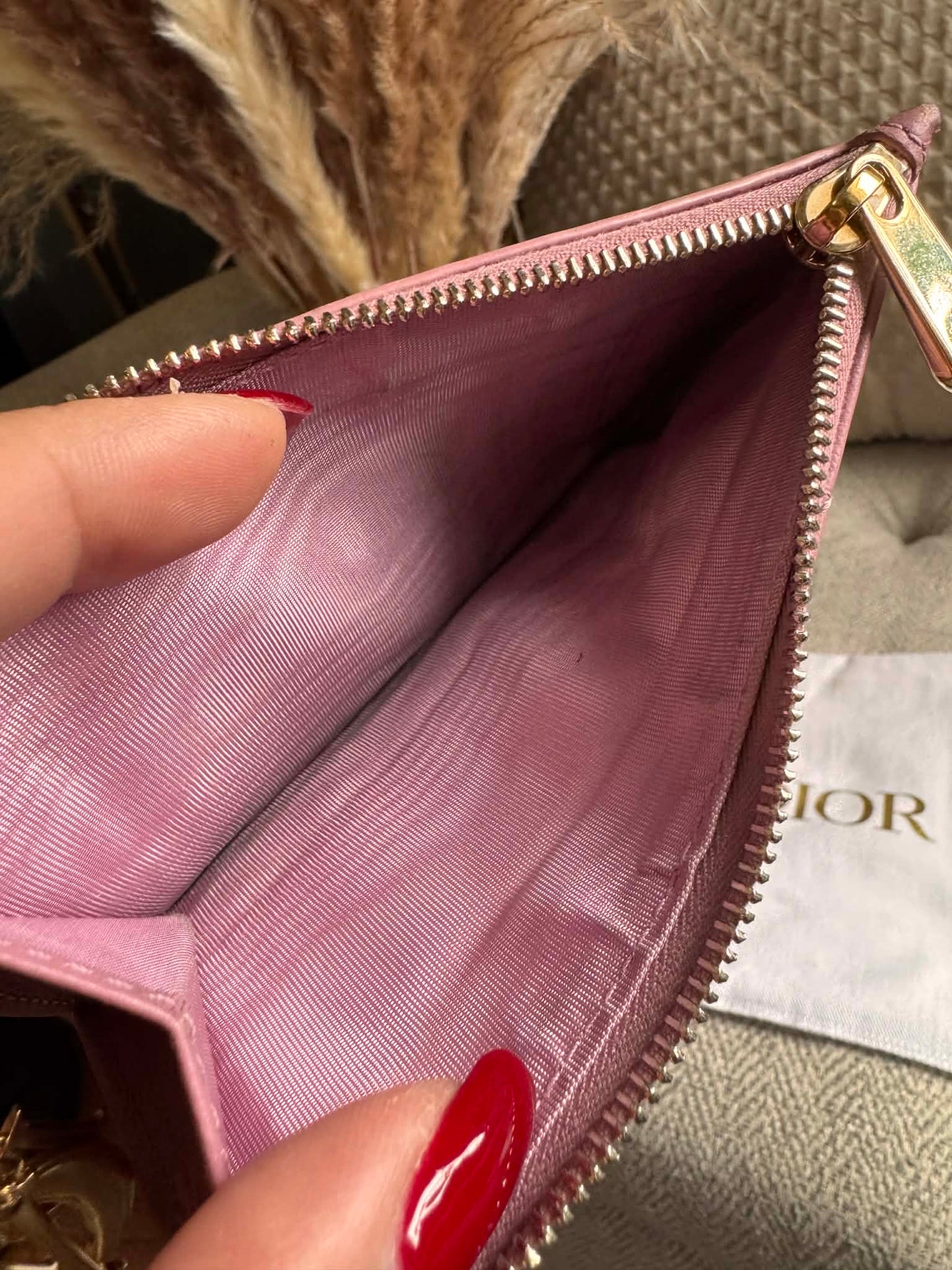 Dior Zippy Cardholder