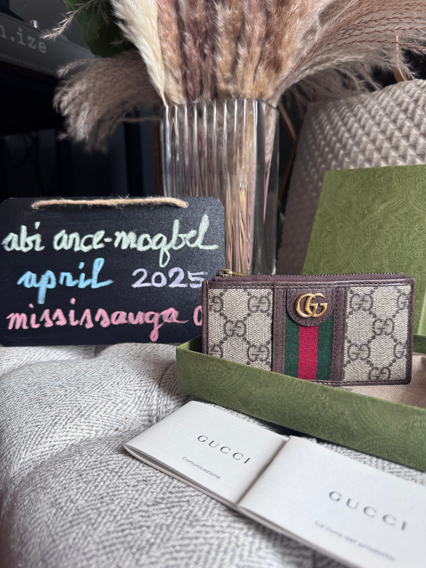 Gucci Ophidia Zipped Cardholder
