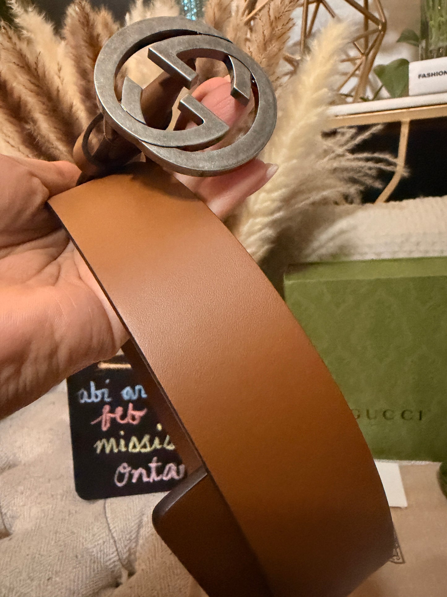 Gucci Interlocking Belt sz95 BRAND NEW
