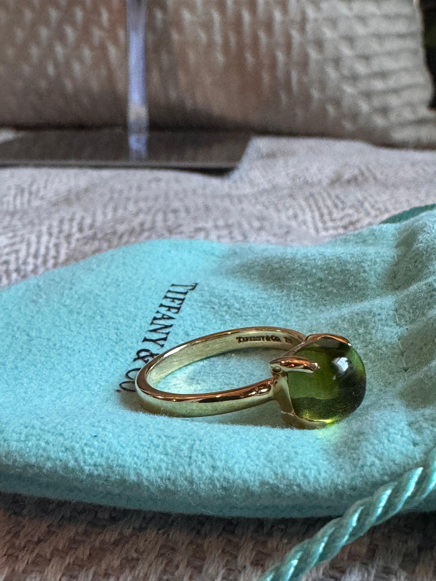 Tiffany & Co.Retired Sugar Stack Ring in Peridot