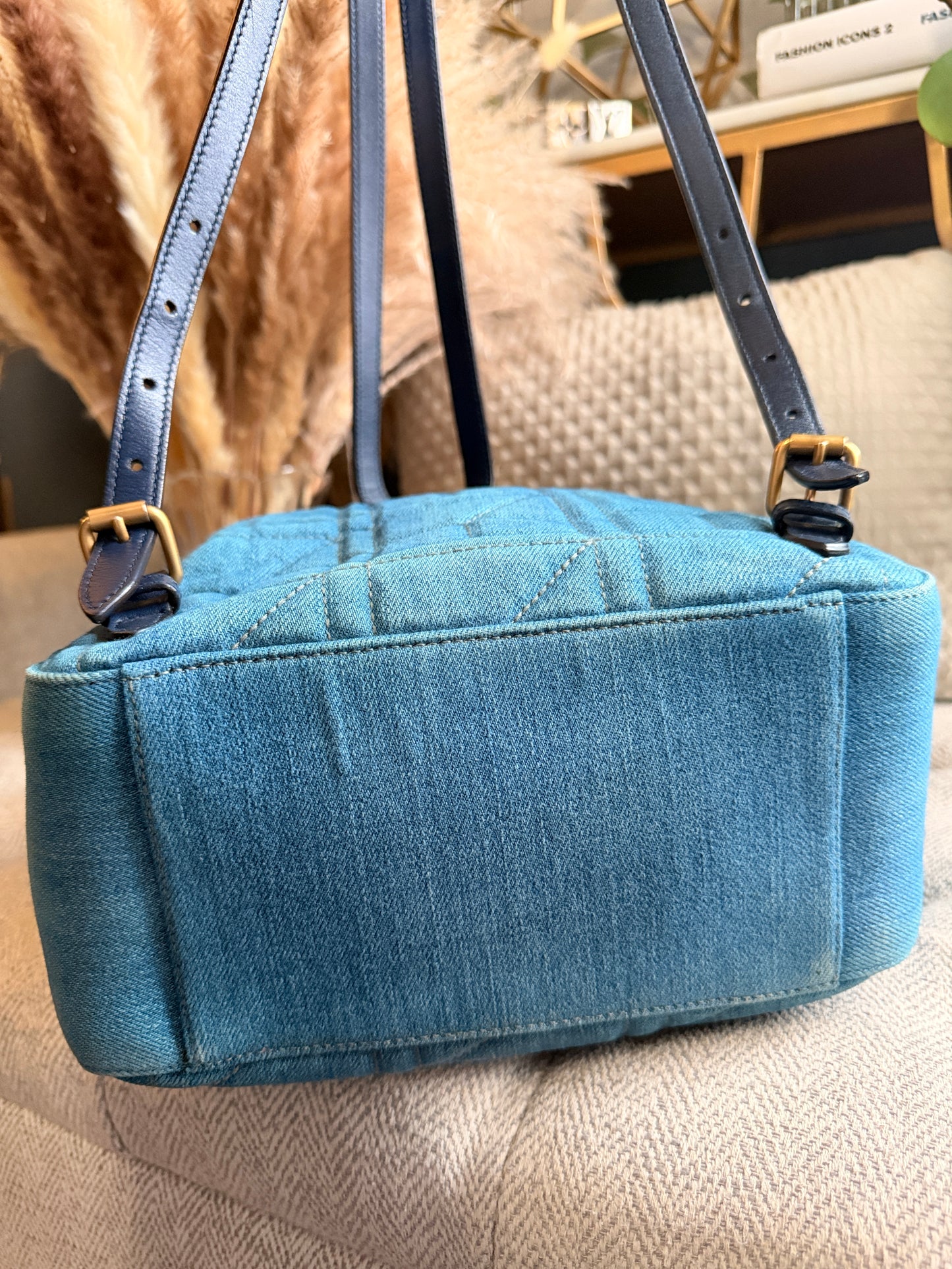 GUCCI Marmont Denim Backpack