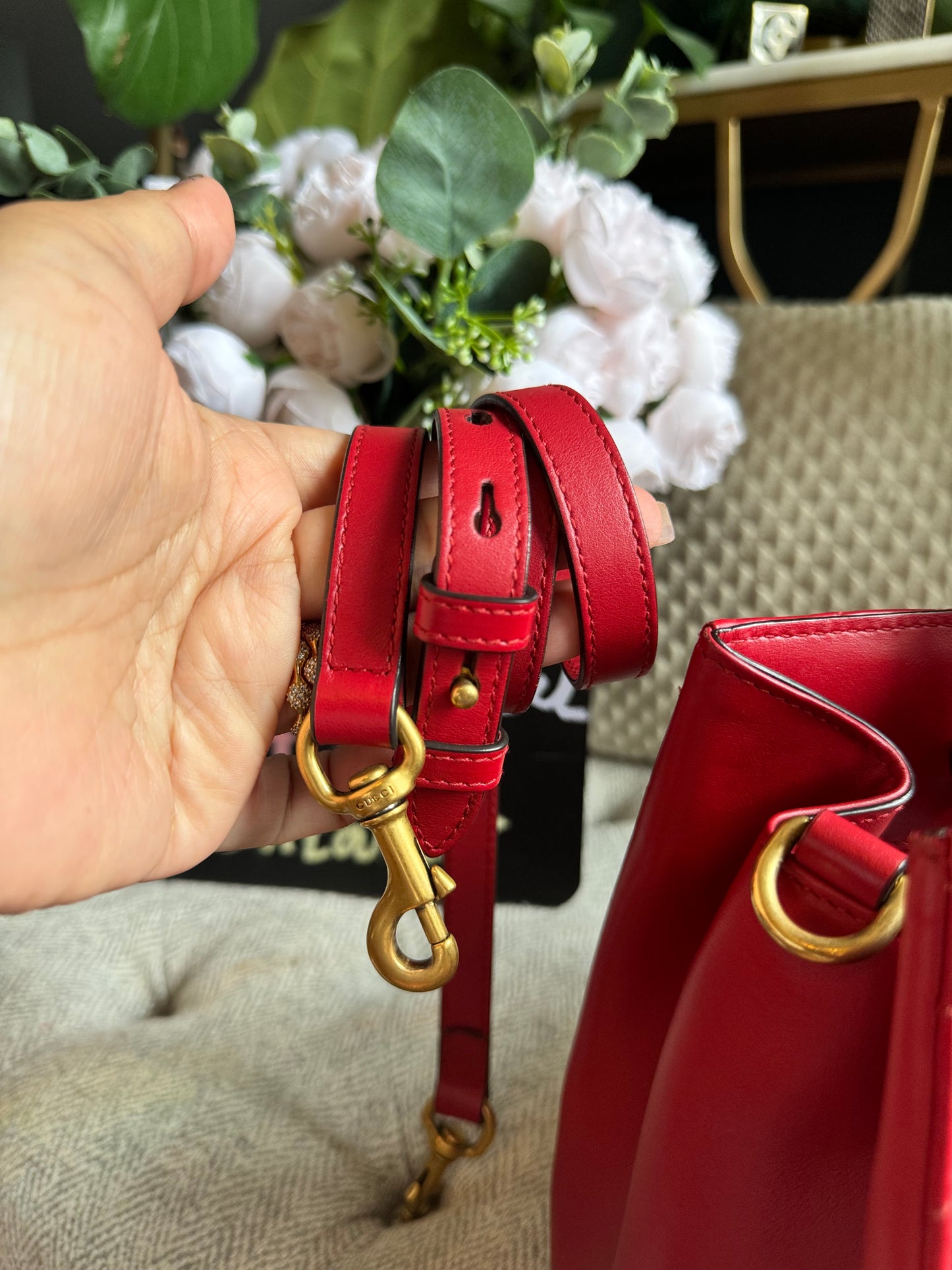 Gucci  Small GG Marmont Matelasse Tote