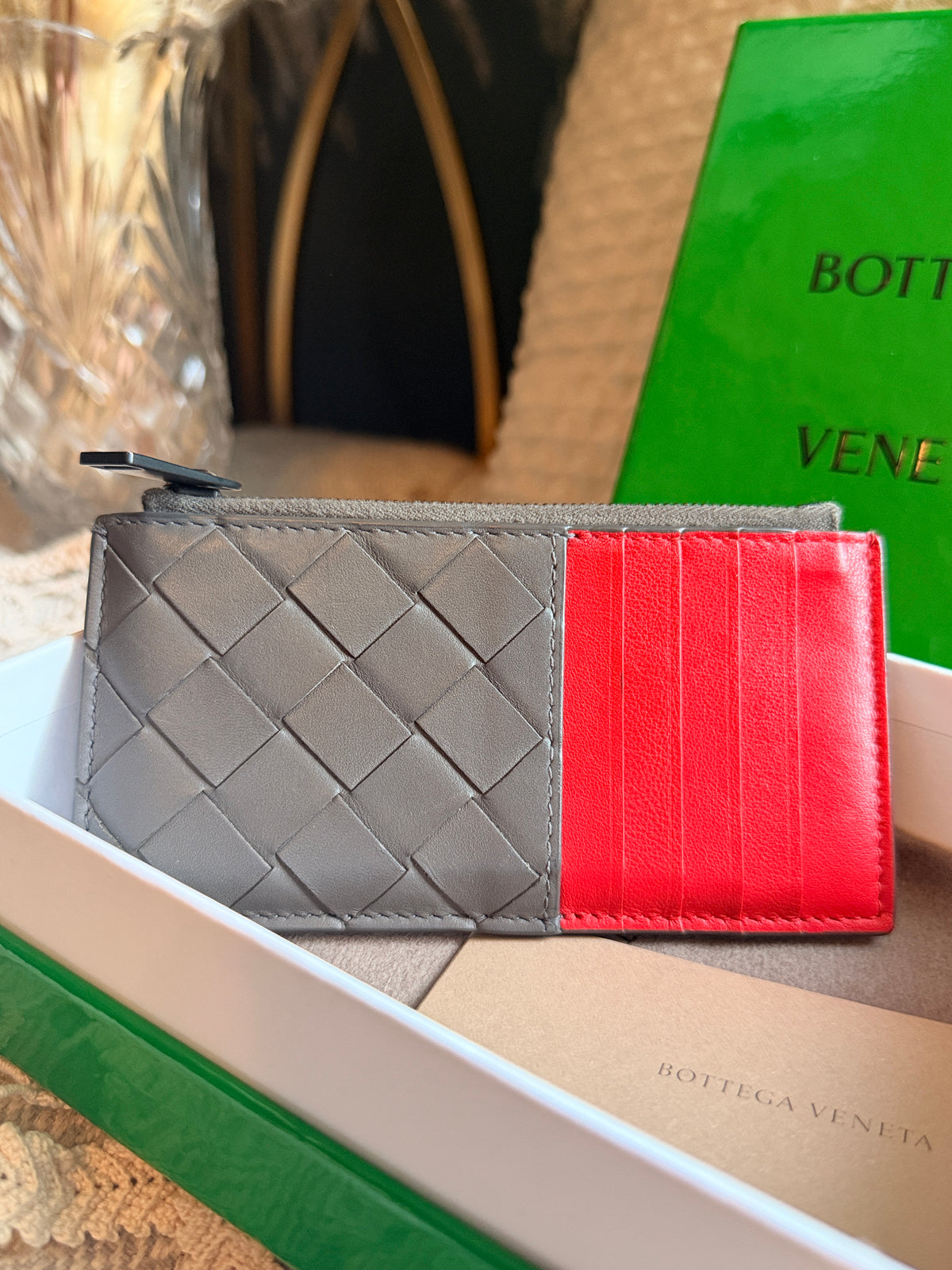 Bottega Veneta Bicolour Cardholder