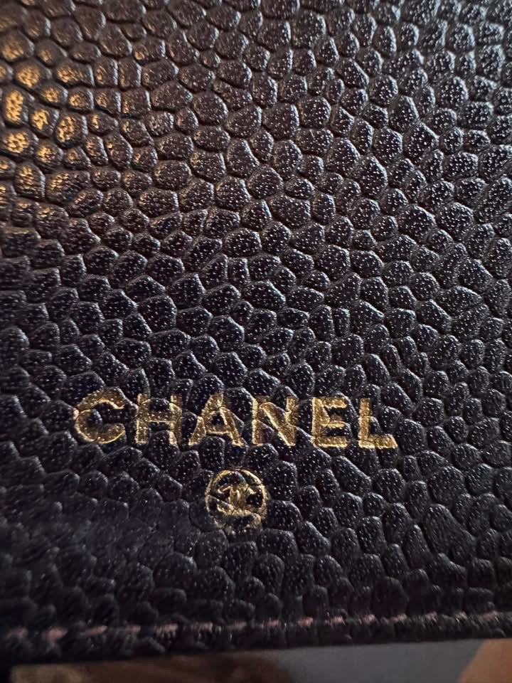 Chanel Vintage Agenda in Chocolate Brown Caviar