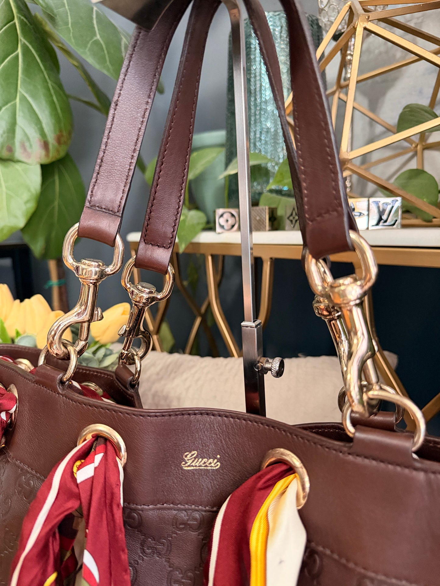 Gucci Positano in Guccissima Leather