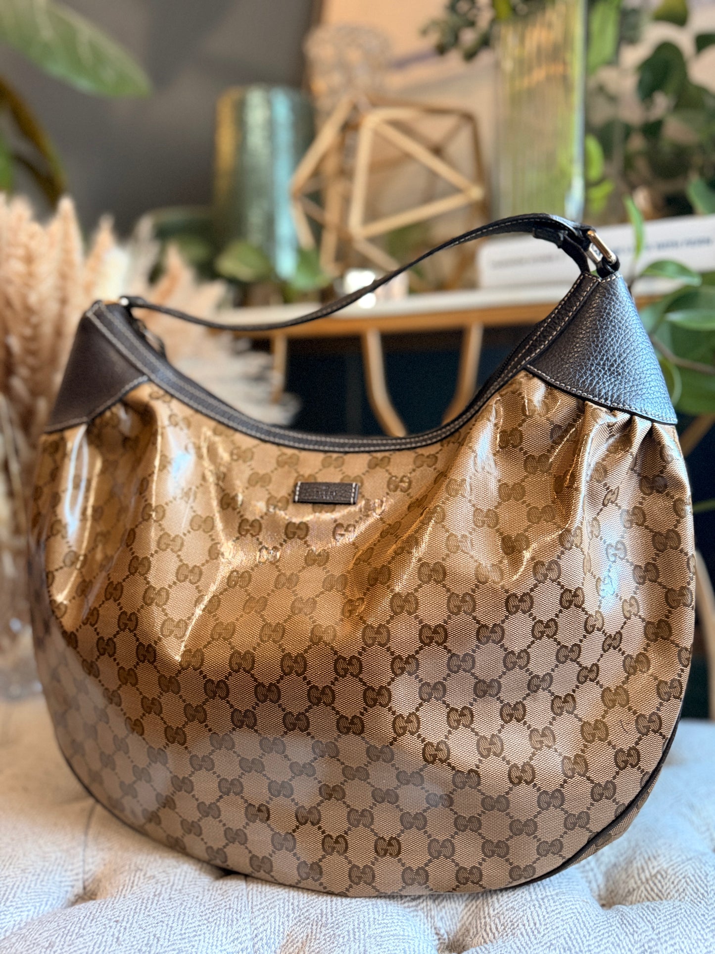 Gucci Vintage Crystal Hobo