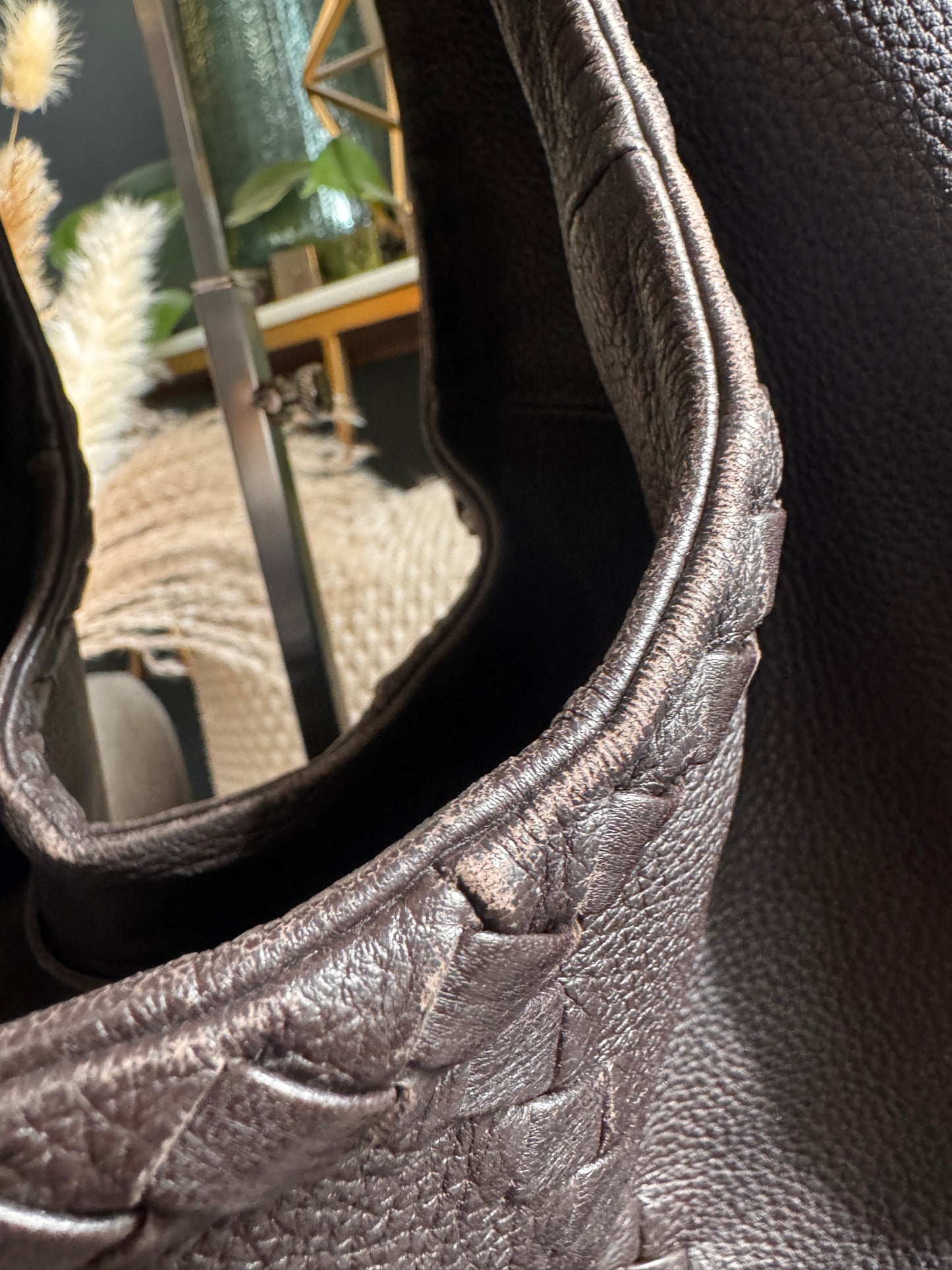 Bottega Veneta Cervo Leather Hobo Bag
