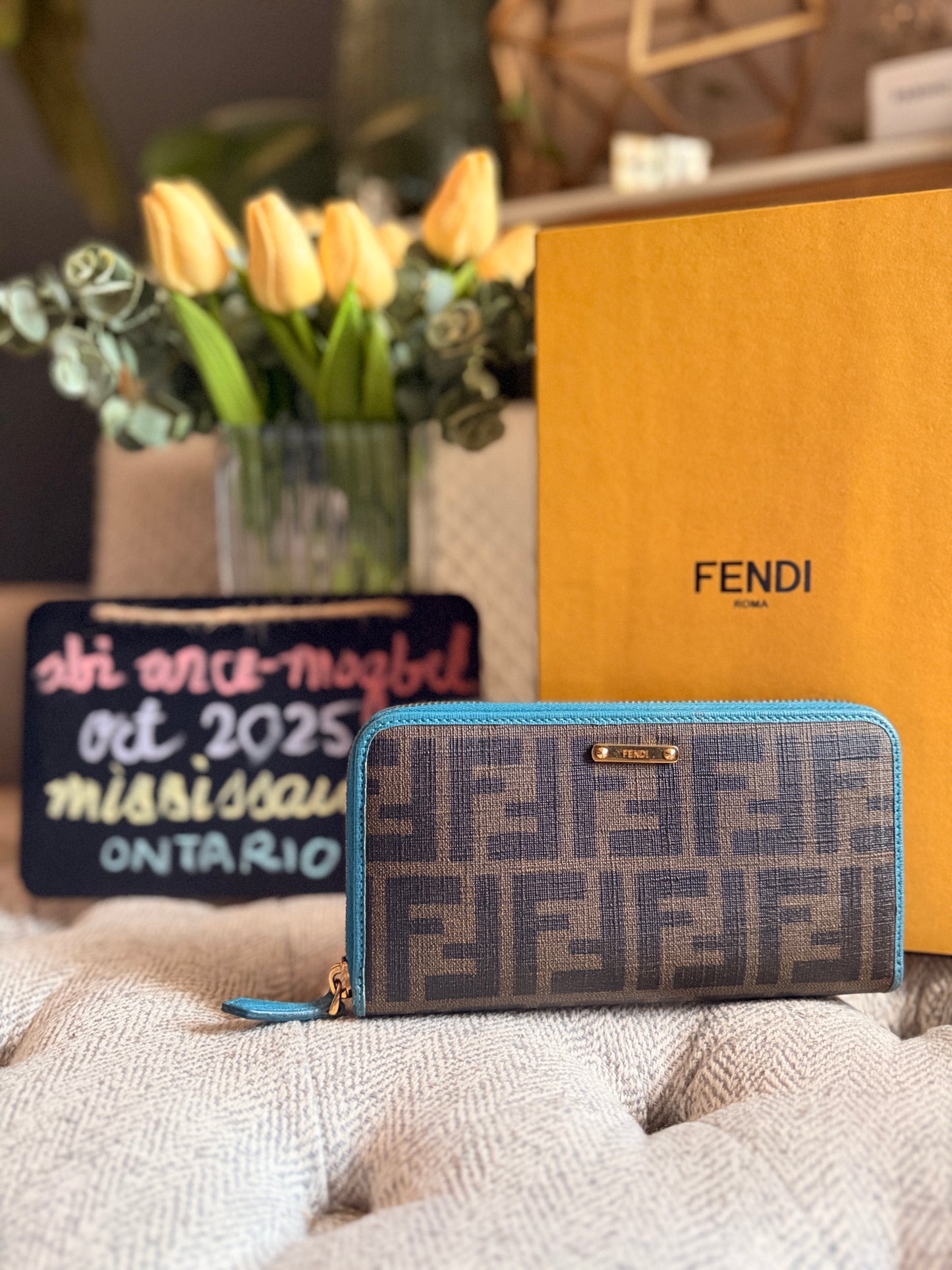 Fendi Zucca Zippy