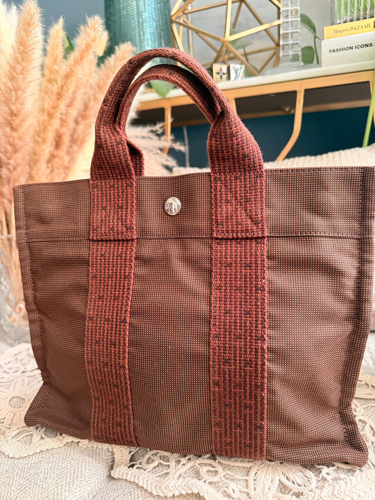 Hermes Canvas Tote