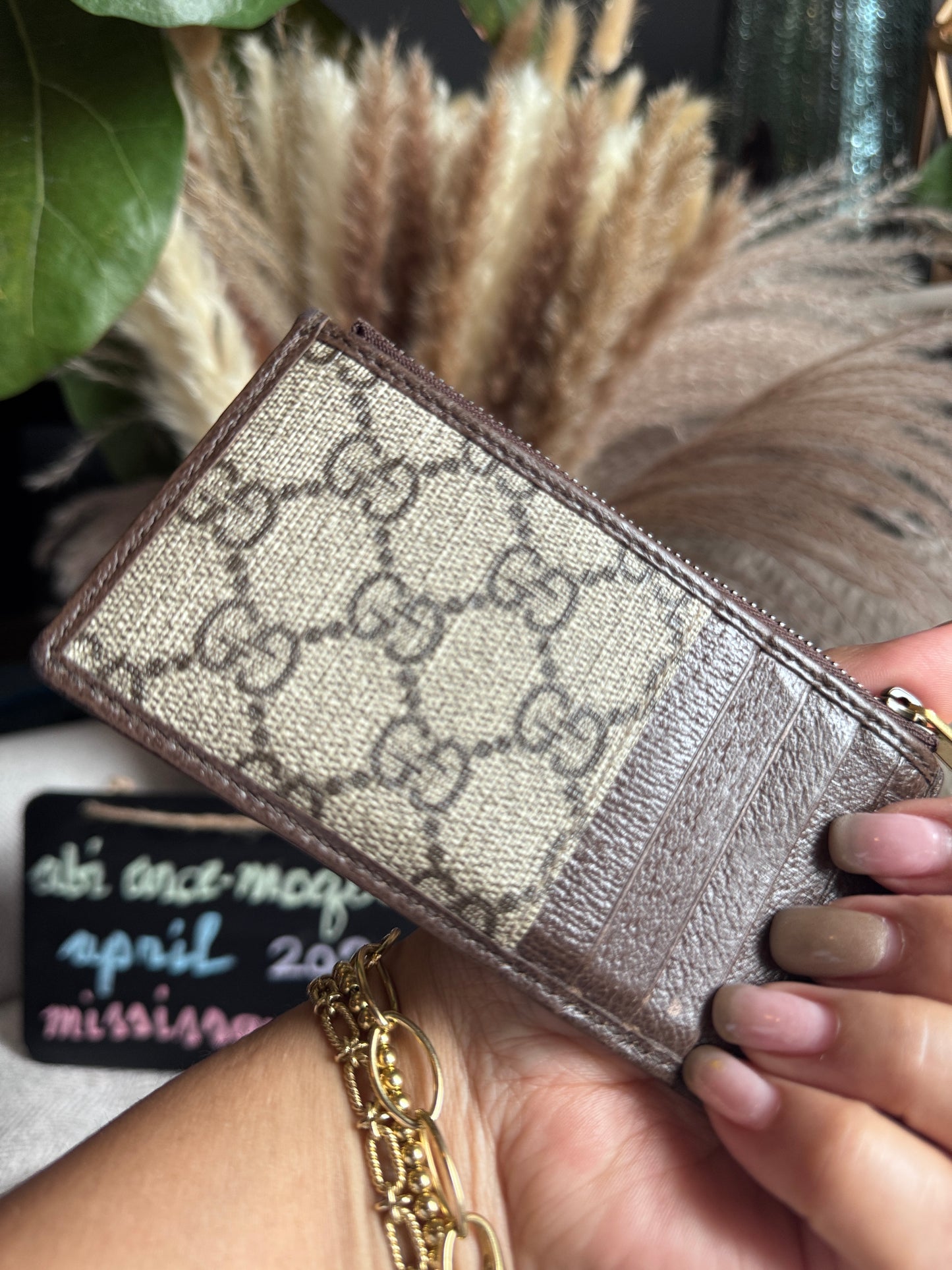 Gucci Ophidia Zipped Cardholder