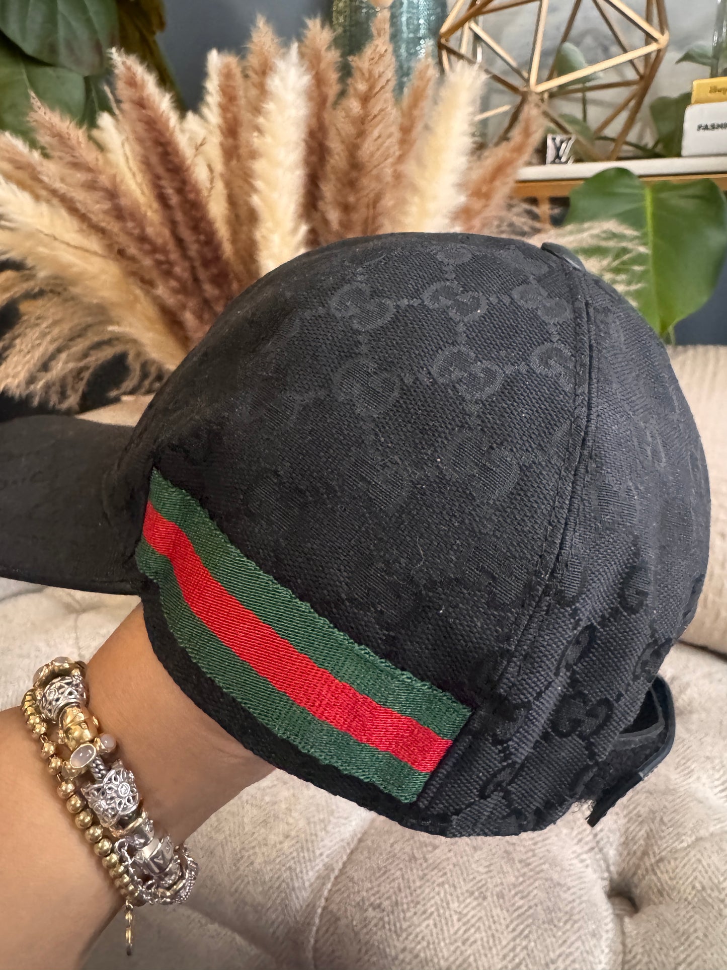 Gucci GG baseball hat with Web size L