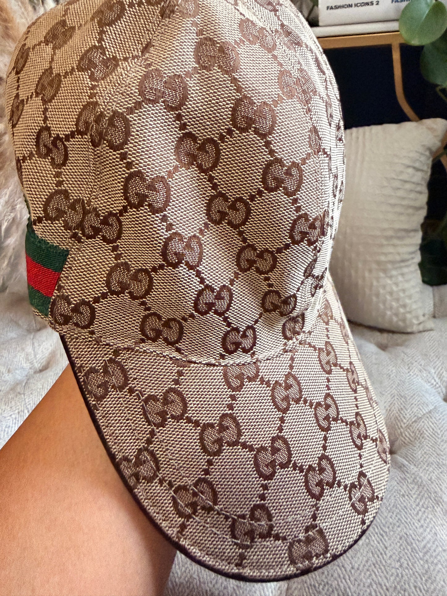 Gucci Cap with Web Detail