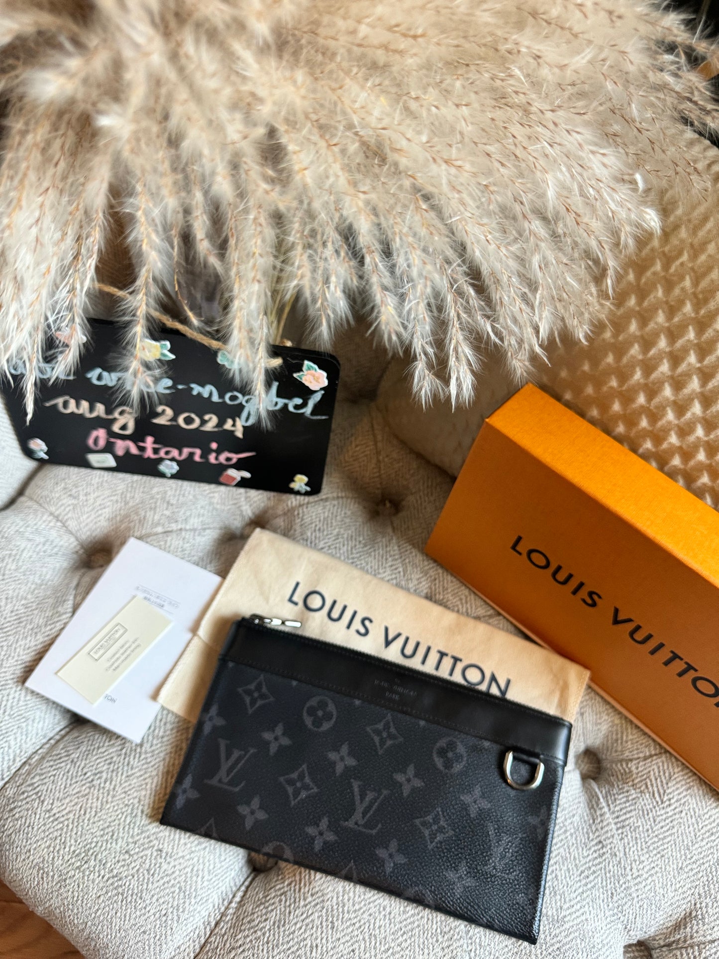 Louis Vuitton Discovery Pouch in Monogram Eclipse