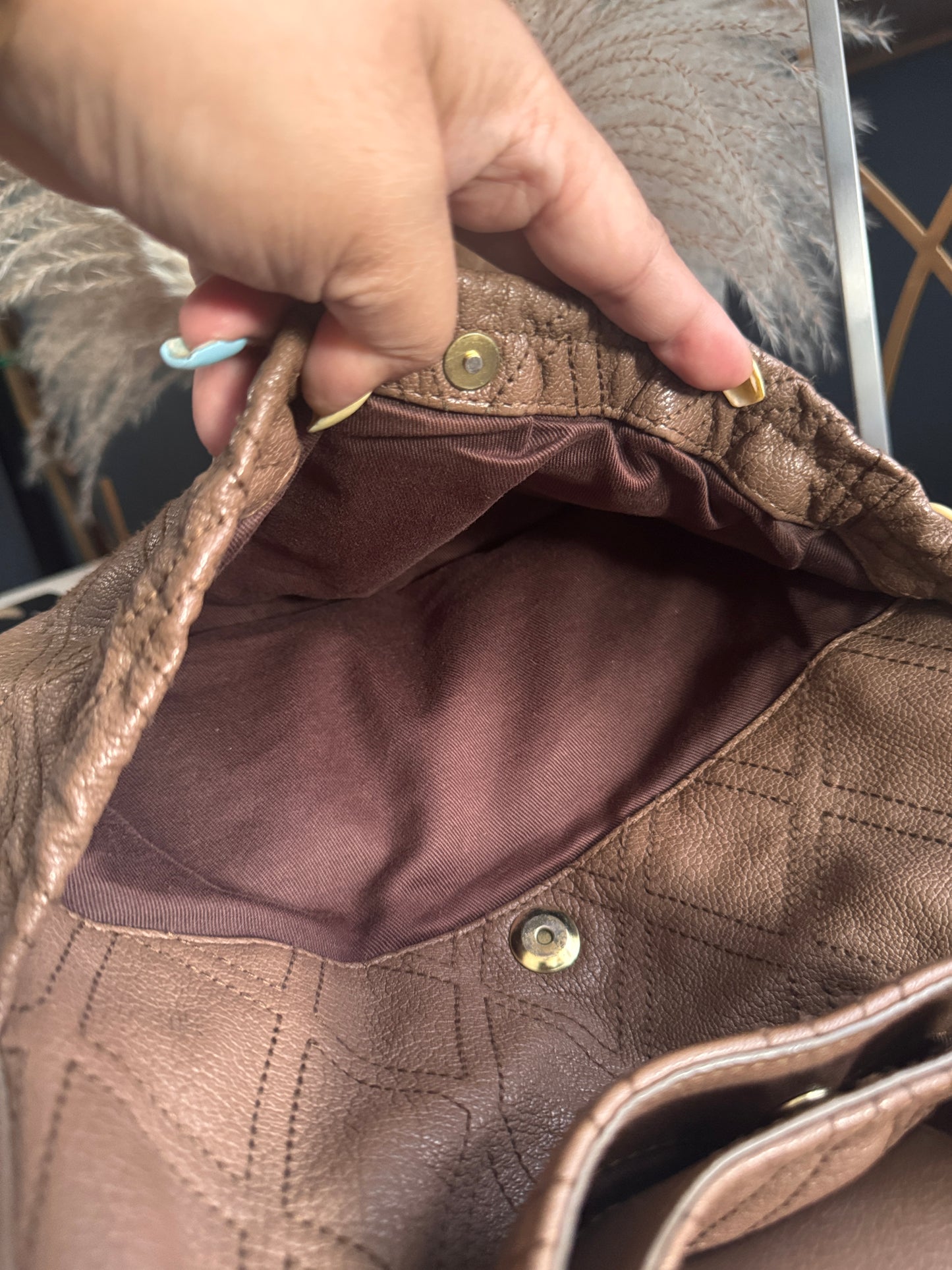 Bally Vintage Quilted Leather Hobo