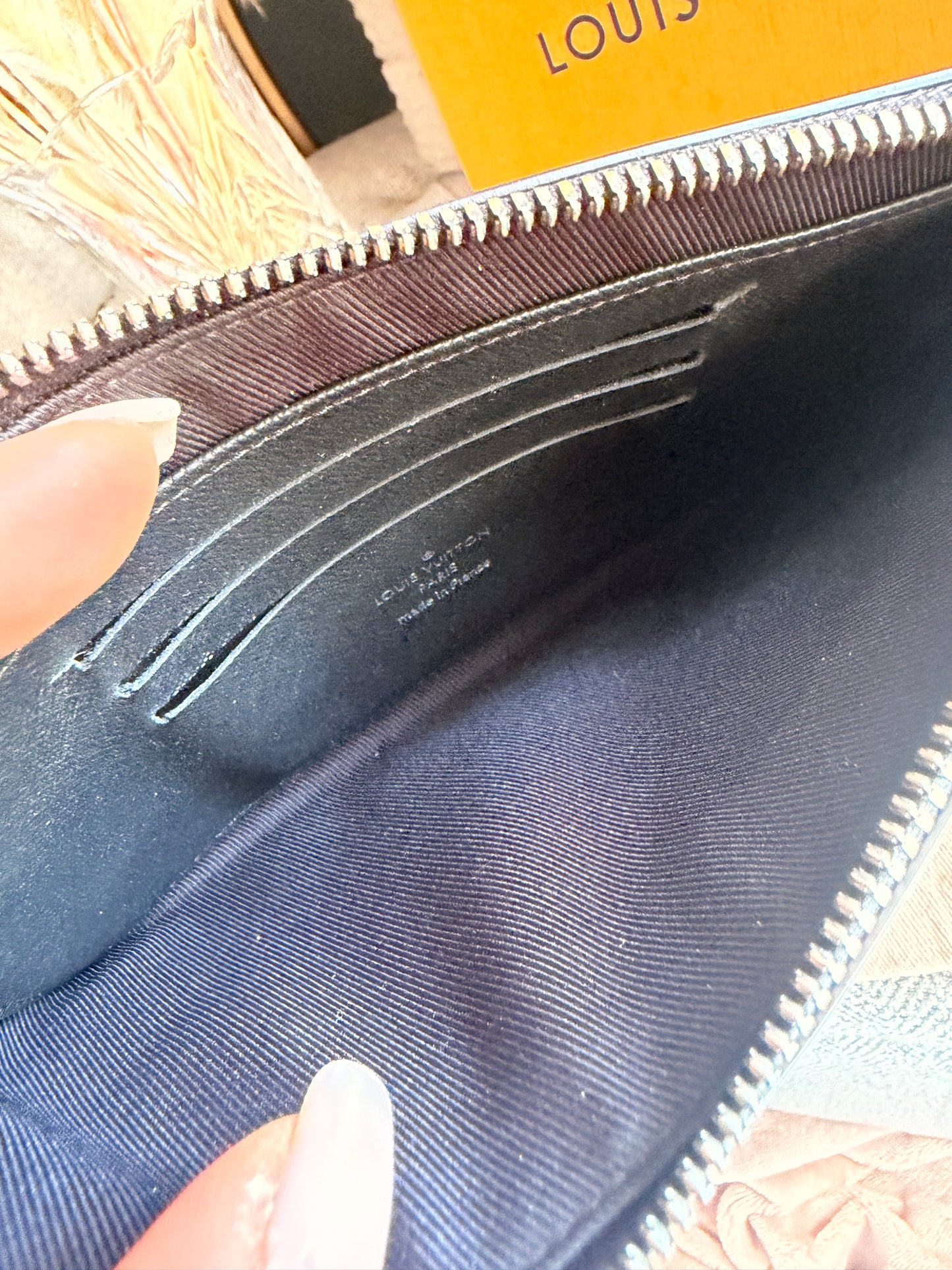 LOUIS VUITTON Monogram Eclipse Pochette Discovery Pm