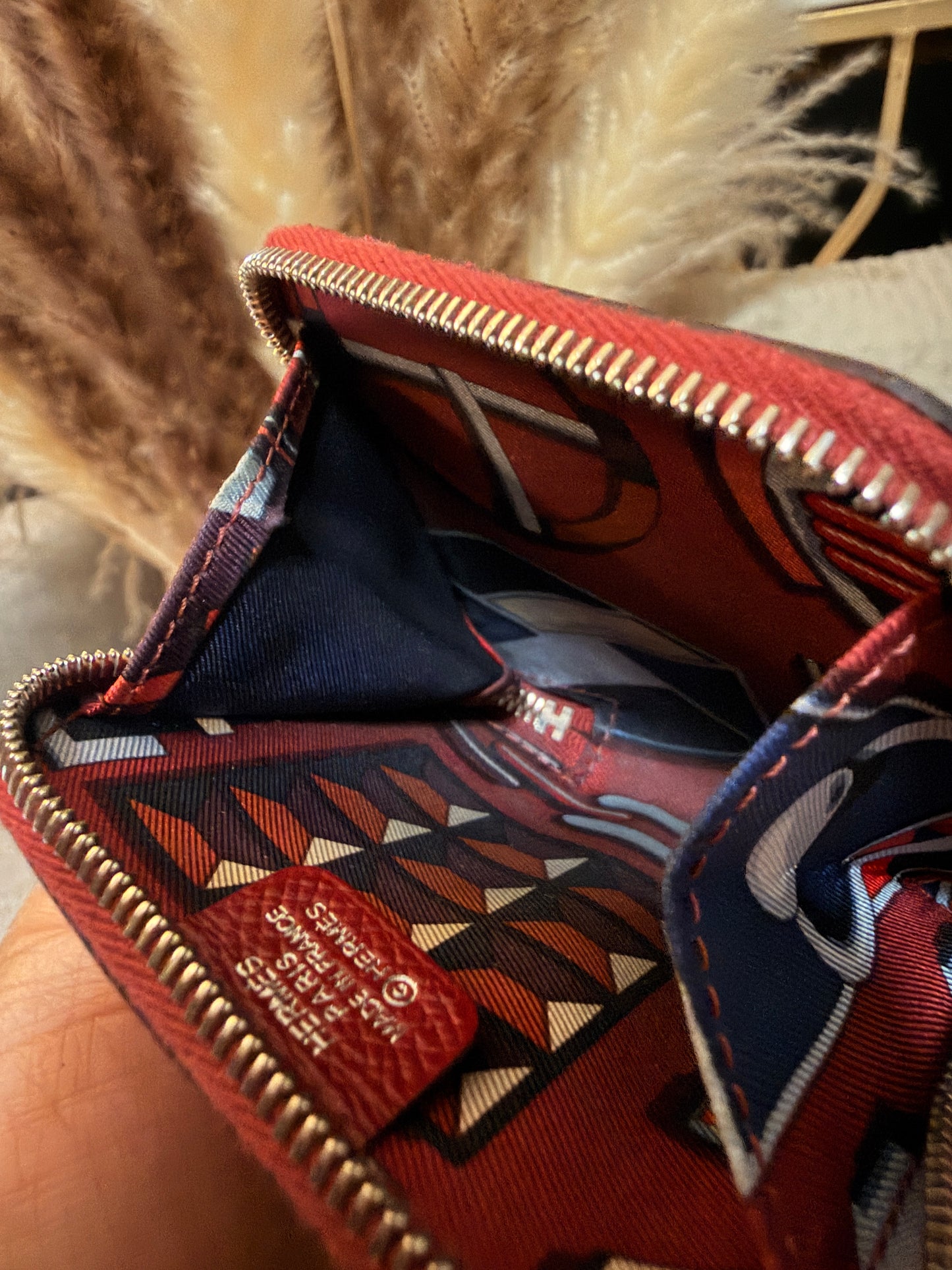 Hermès Silk’in Coin Purse