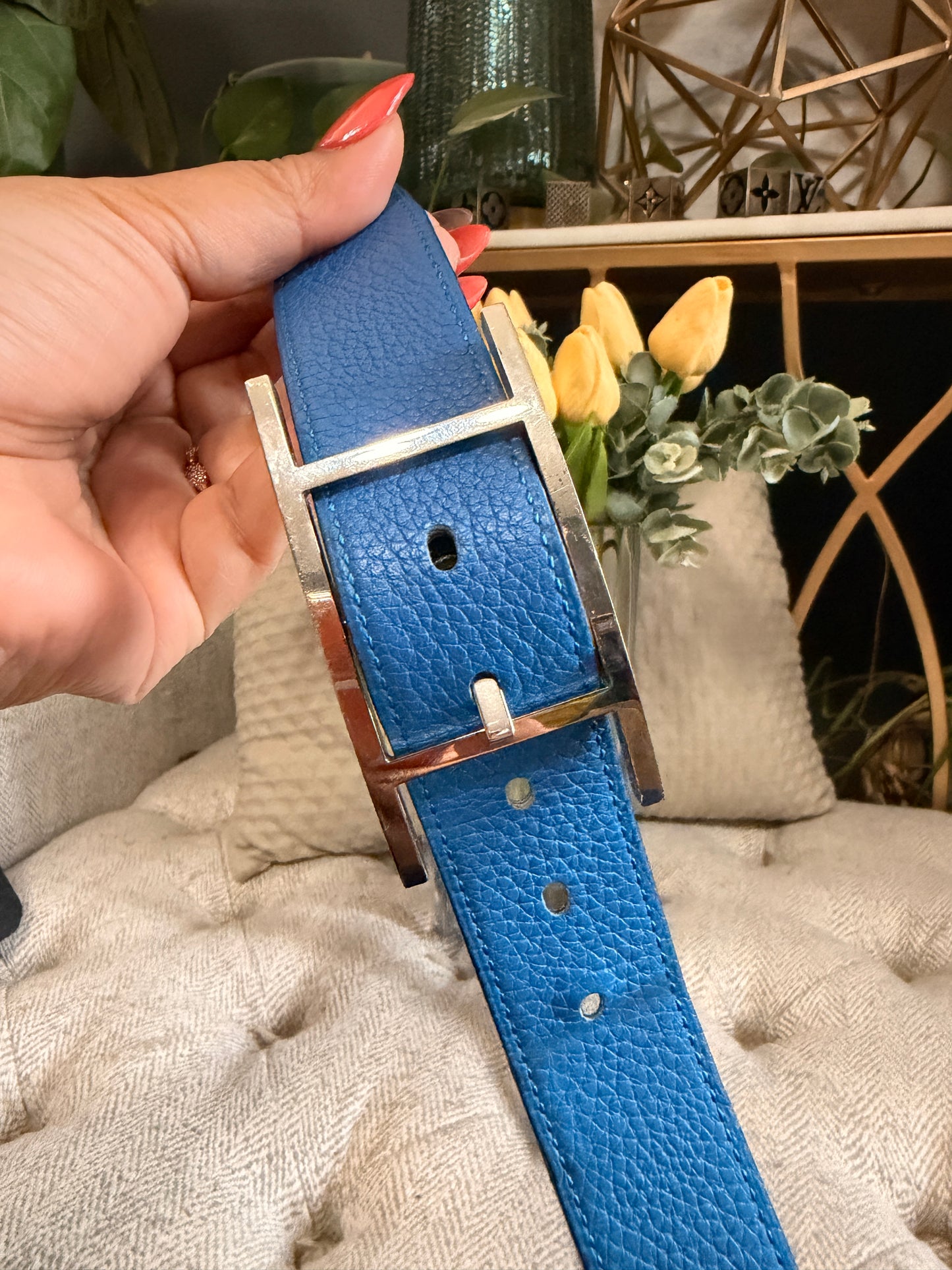 Hermes Quentin Reversible Belt