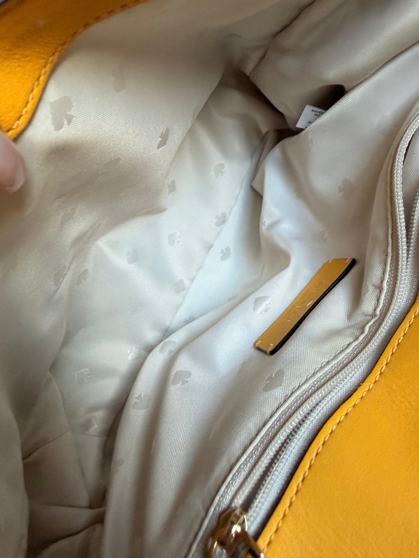 Kate Spade Quilted Chain-Handle Shoulder Bag in Mustard Yellow