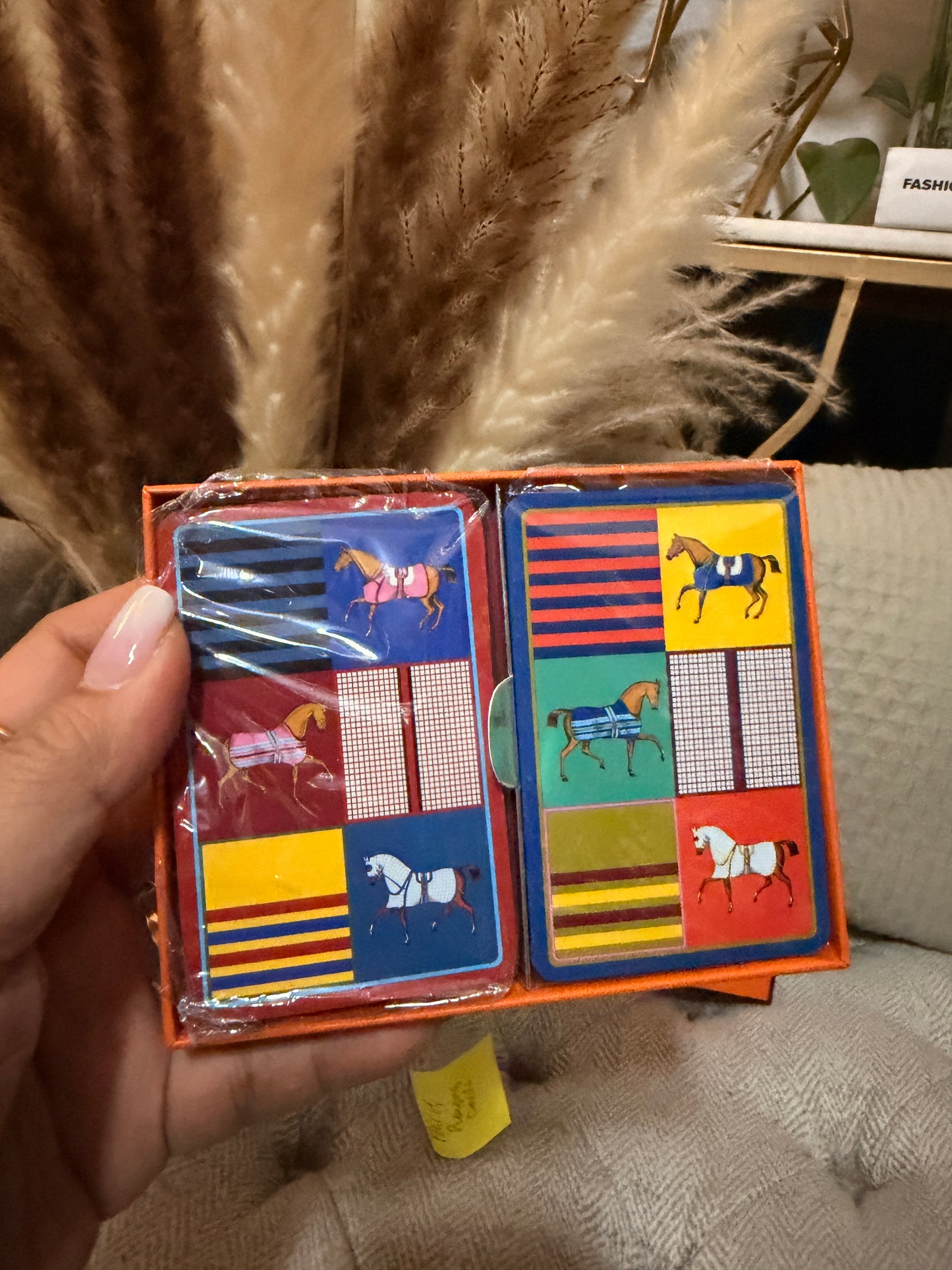 Hermès COUVERTURES NOUVELLES BRIDGE PLAYING CARDS