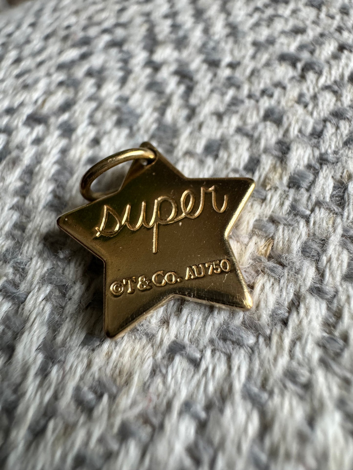Tiffany & Co 18k SuperSTAR charm/pendant